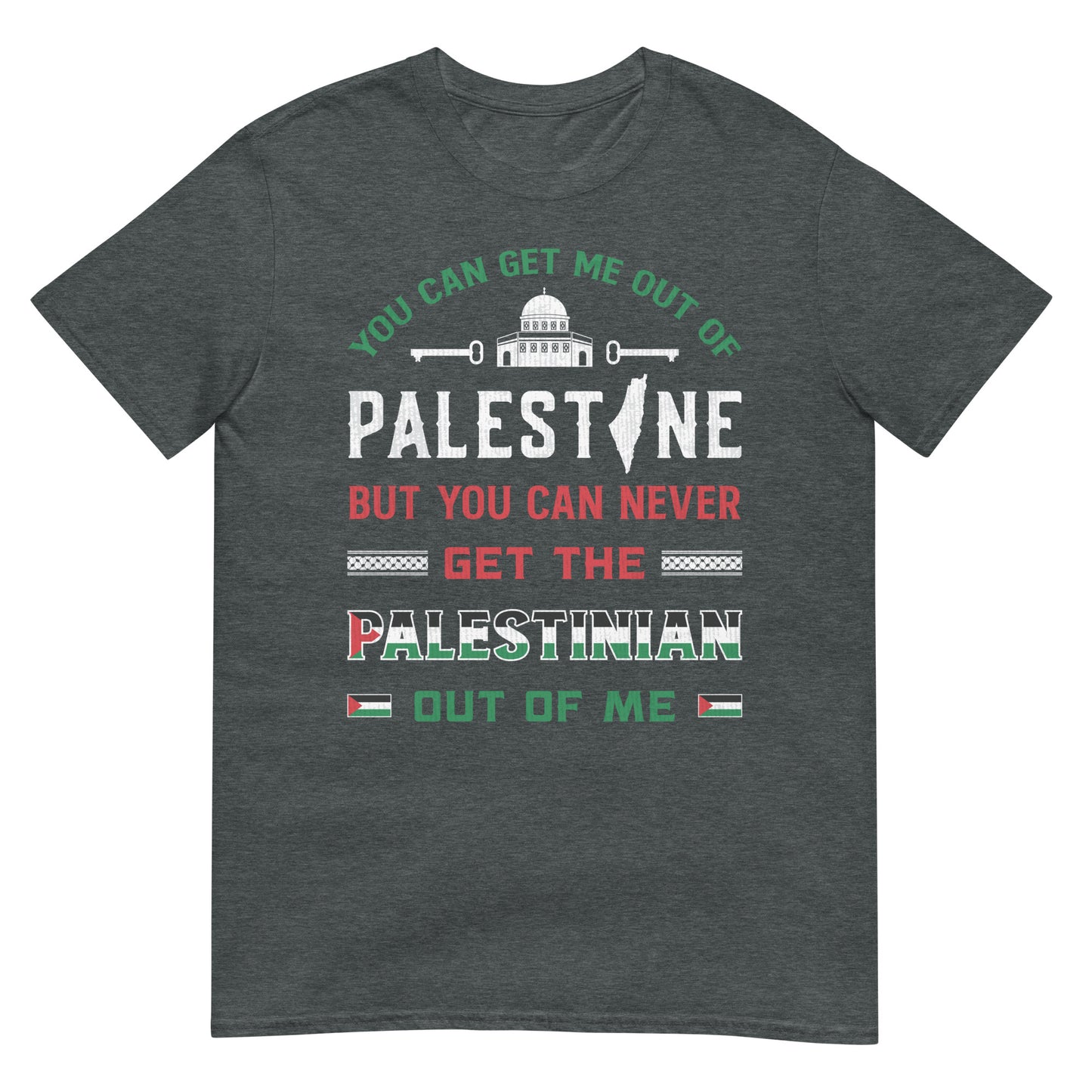 Citation patriotique palestinienne T-shirt unisexe