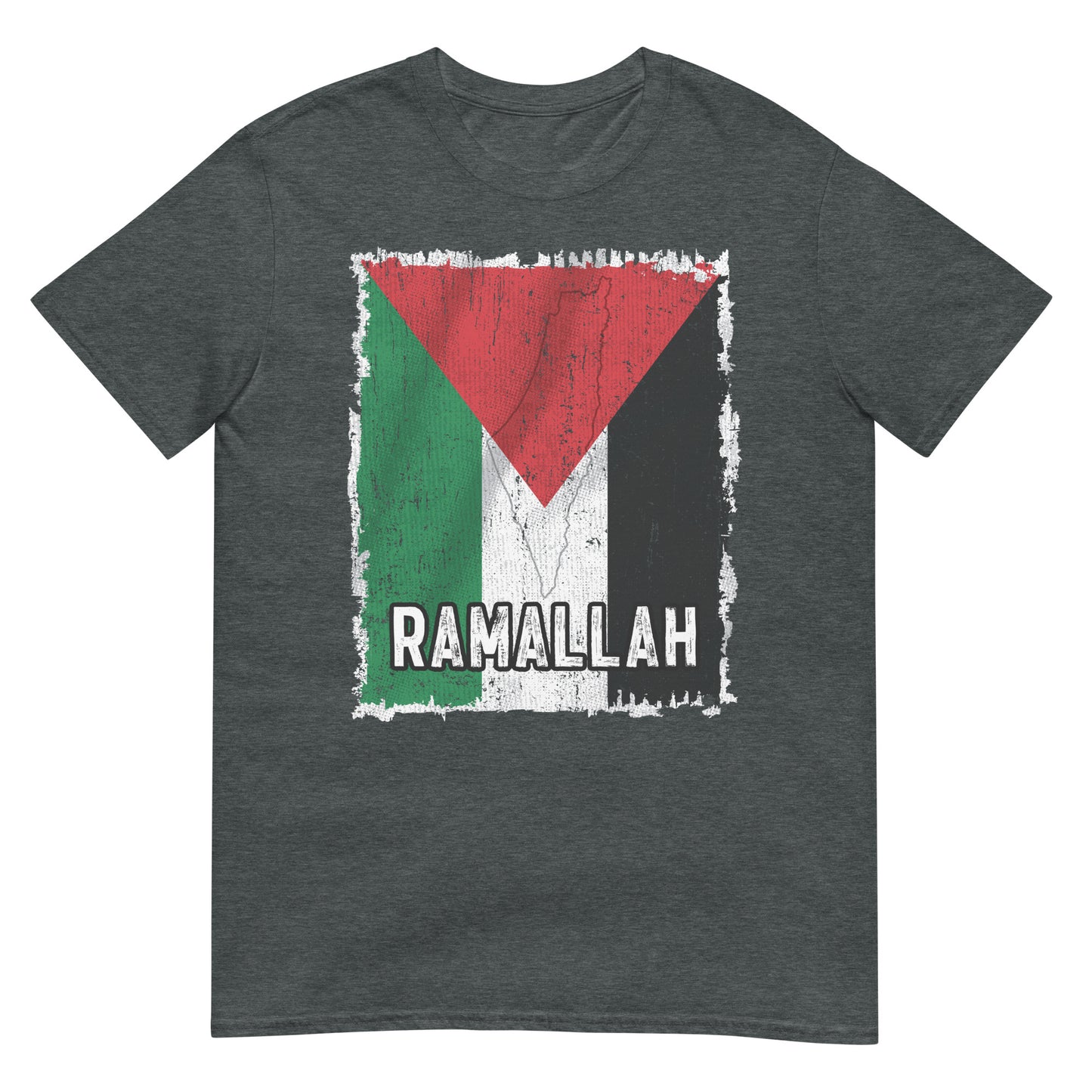 Palestine Flag & City - Ramallah Unisex T-shirt