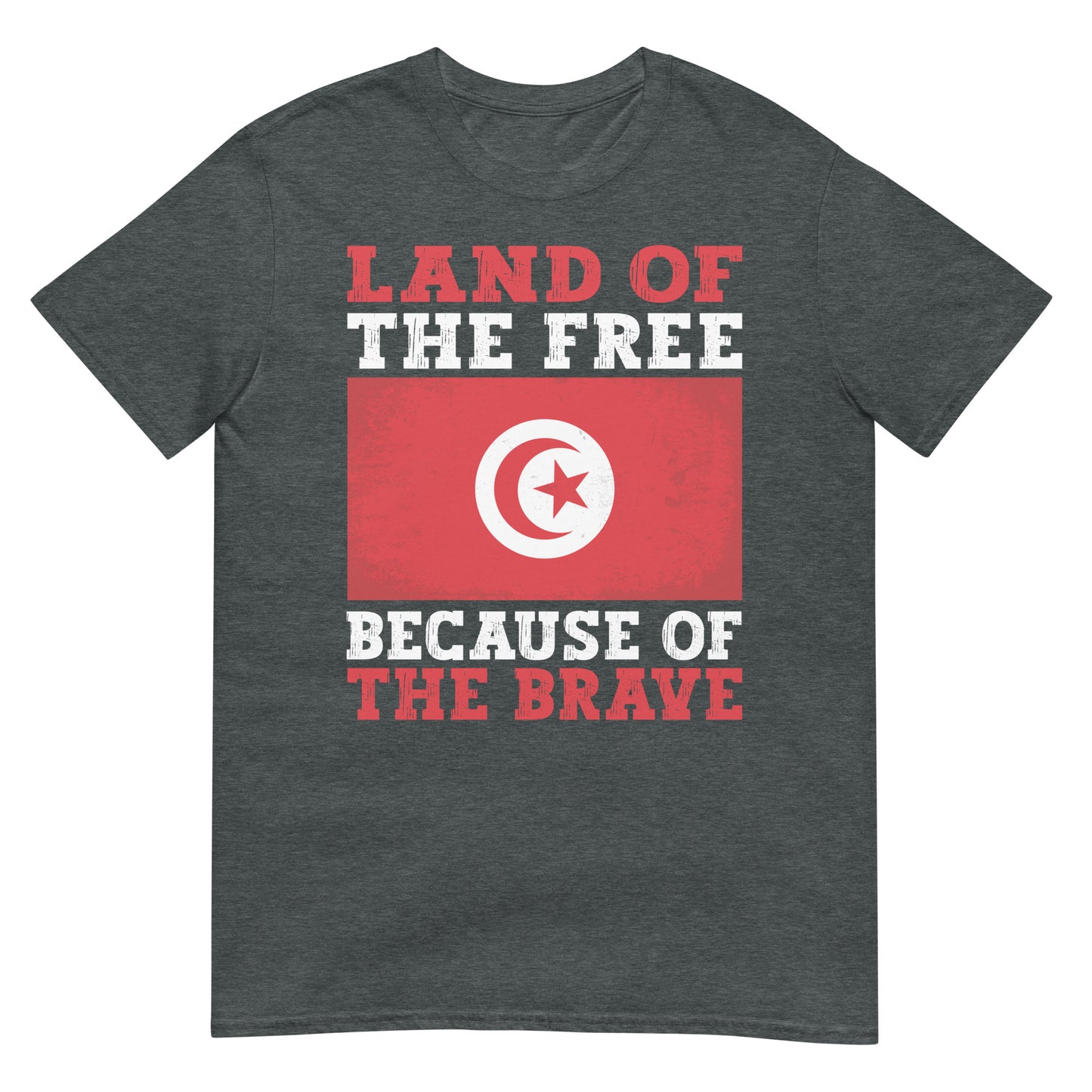 Terre des Libres à cause des Braves - Tunisie T-shirt unisexe