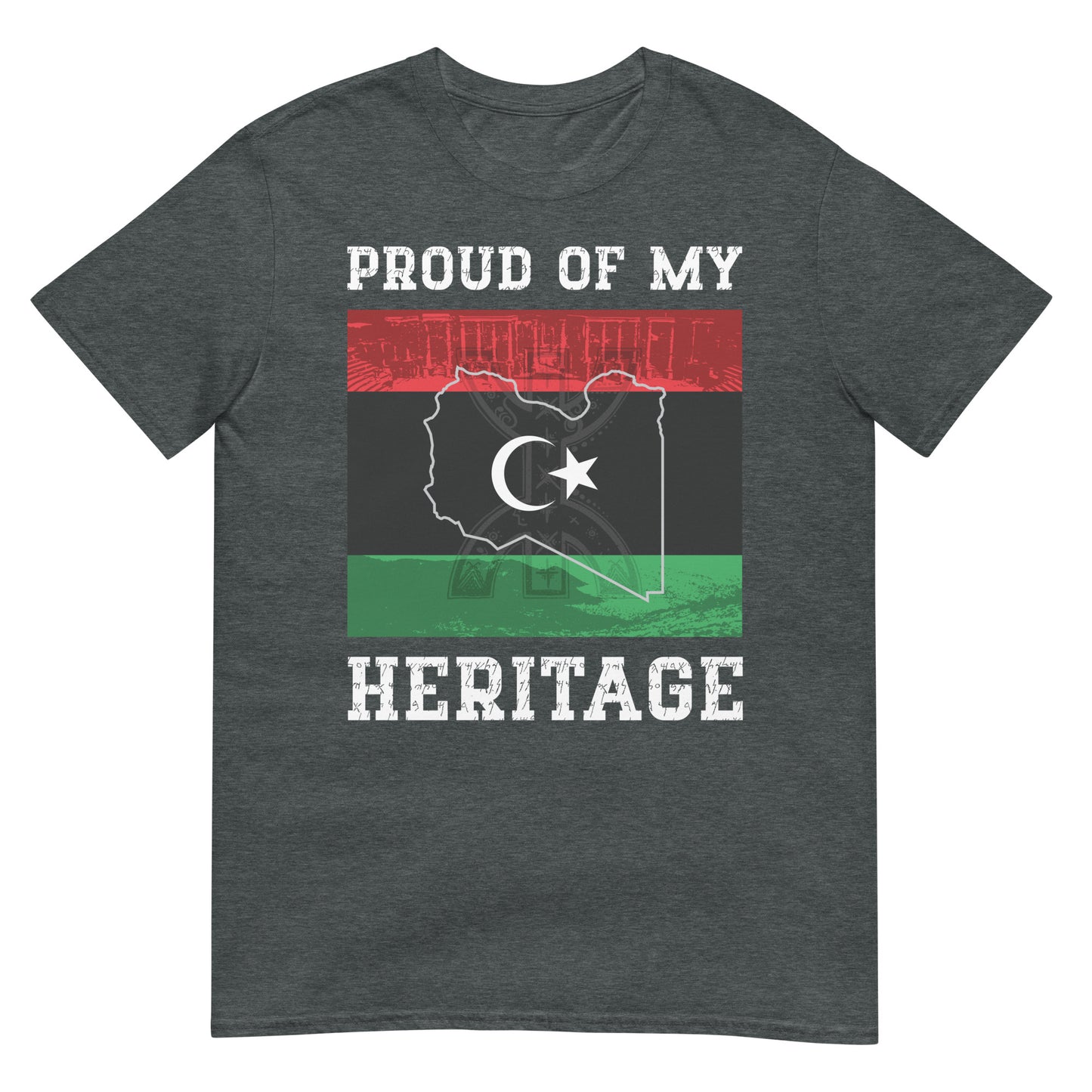 Stolz auf mein Erbe – Libyen Unisex T-Shirt