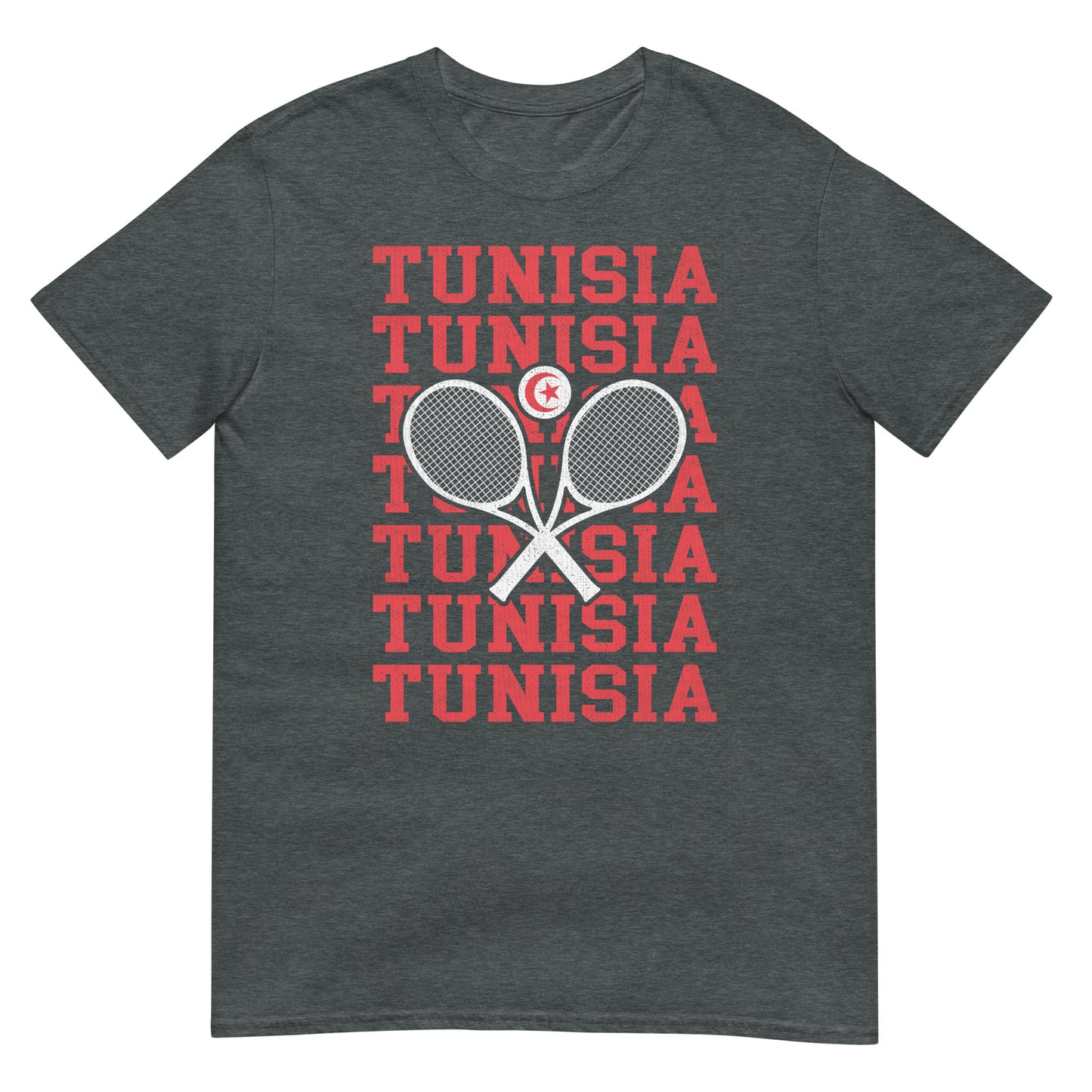 Tunisia Tennis - Flag Color Unisex T-shirt