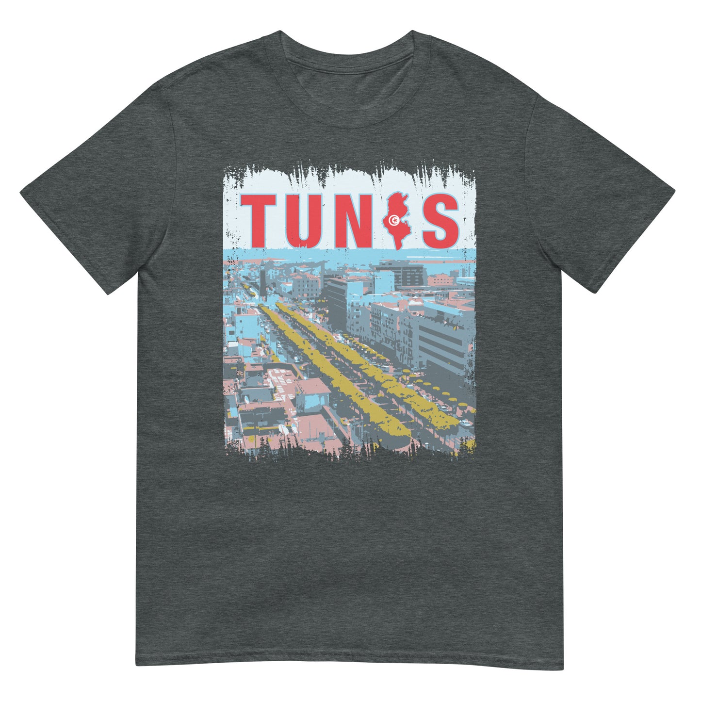 Ville tunisienne - Tunis Avenue Habib Bourguiba T-shirt unisexe