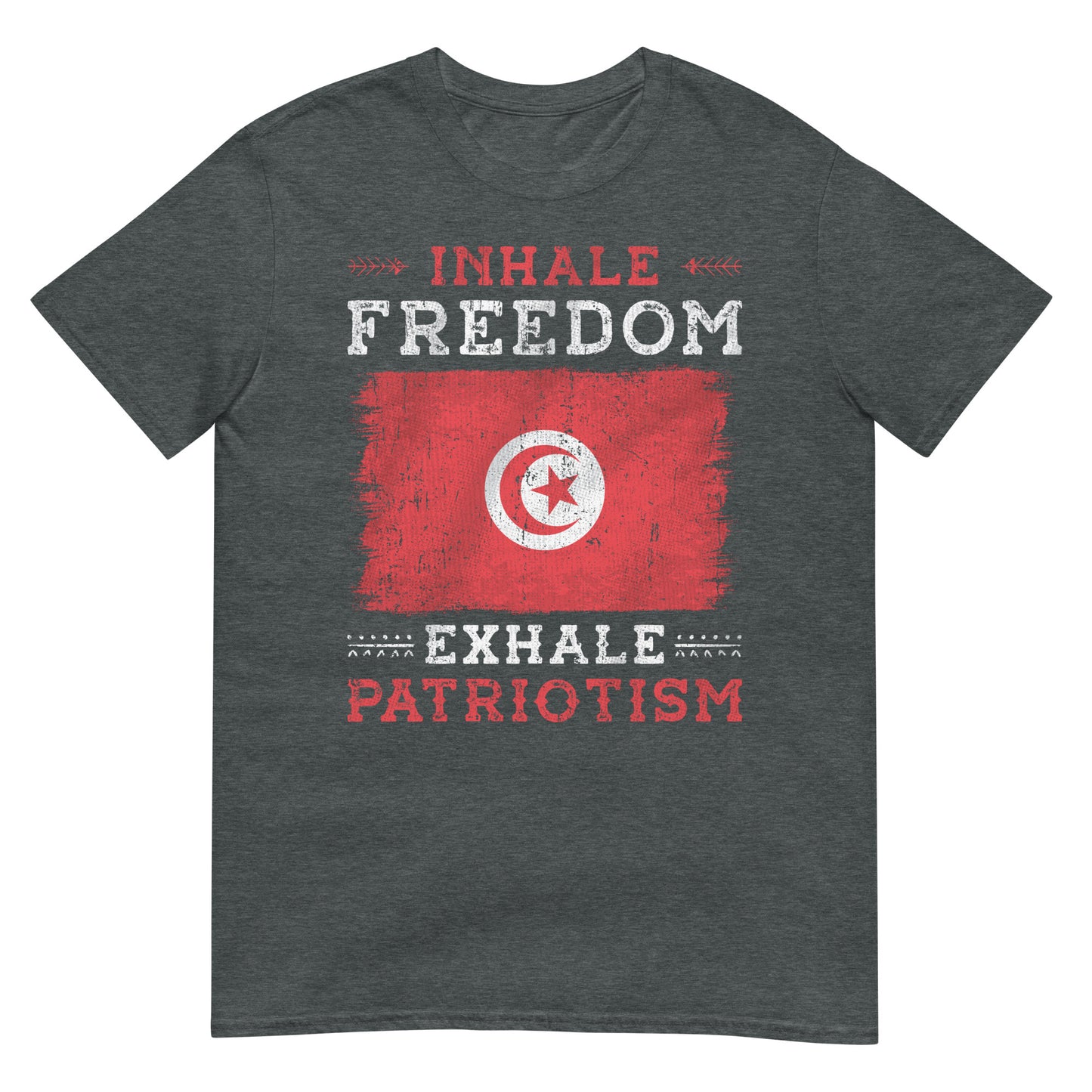 Inspirez la liberté Expirez le patriotisme - Tunisie T-shirt unisexe