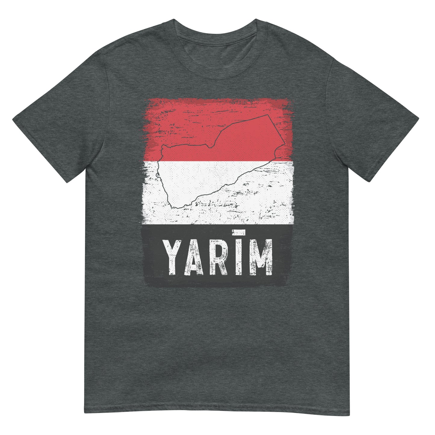 Drapeau et ville du Yémen - Yarīm T-shirt unisexe