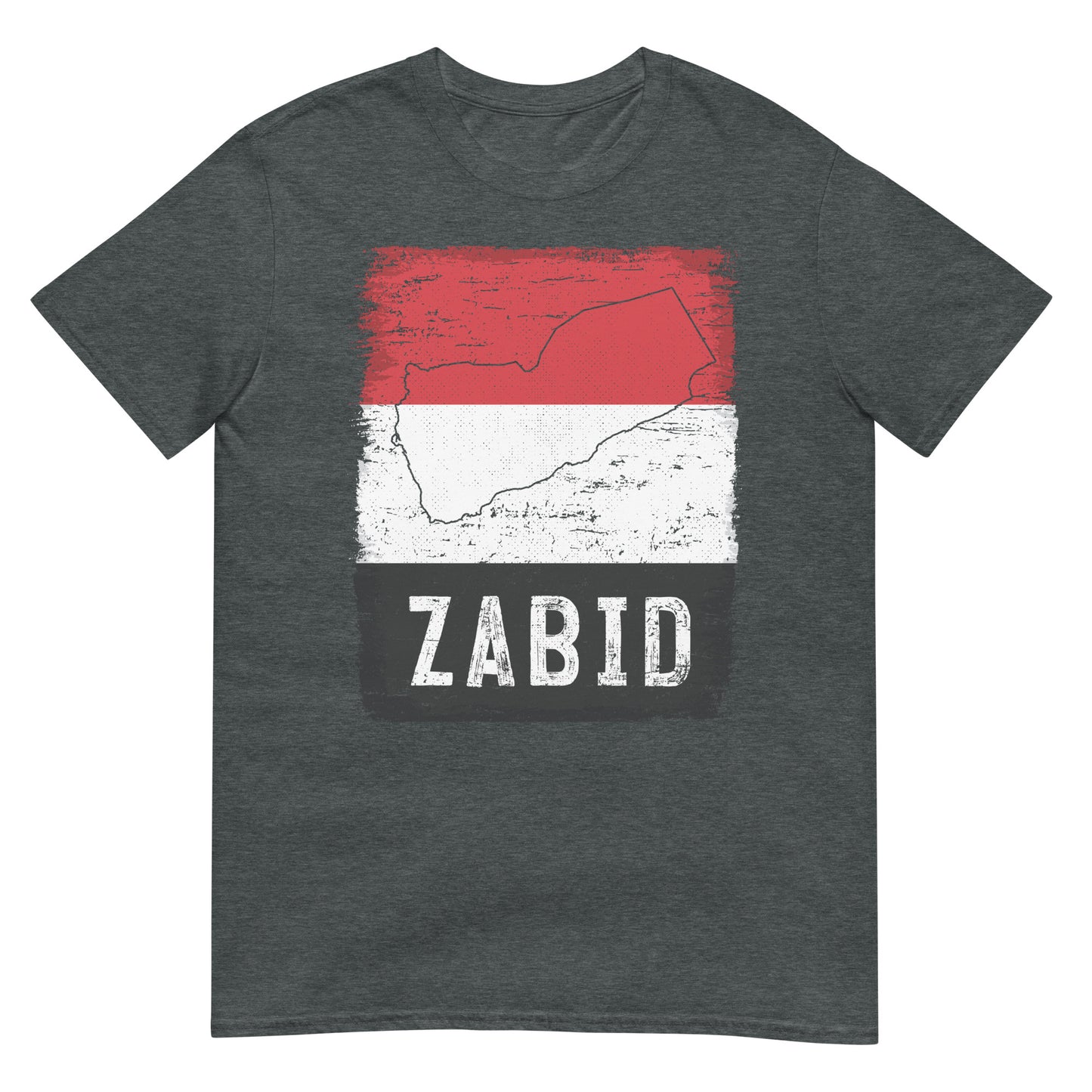 Drapeau et ville du Yémen - Zabid T-shirt unisexe