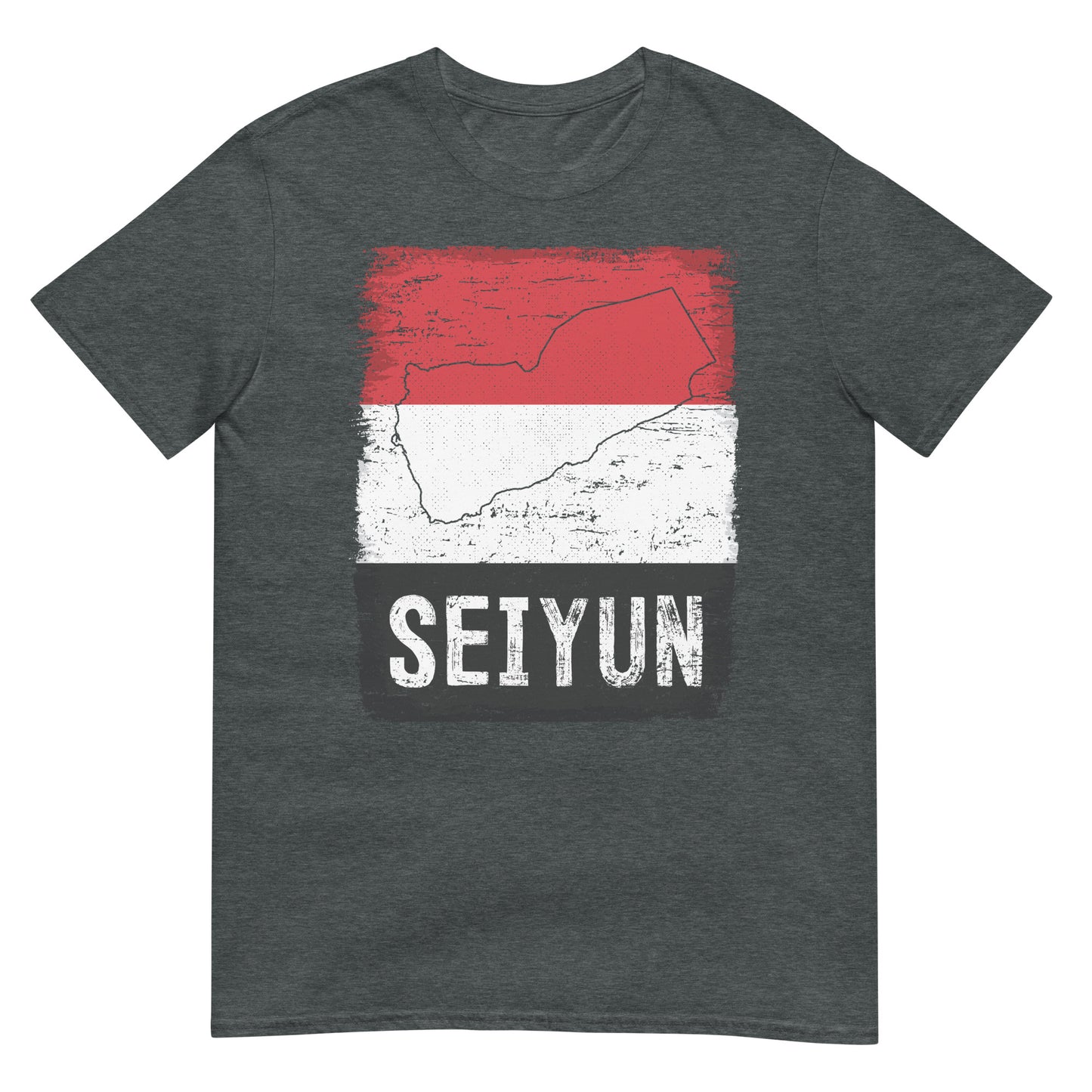 Drapeau et ville du Yémen - Seiyun T-shirt unisexe