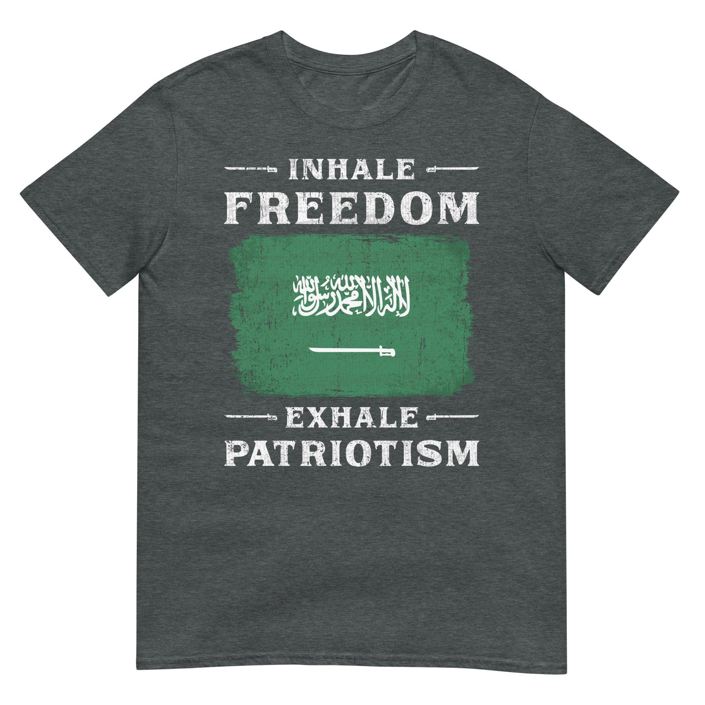 Einatmen Freiheit Ausatmen Patriotismus - Saudi-Arabien Unisex T-Shirt