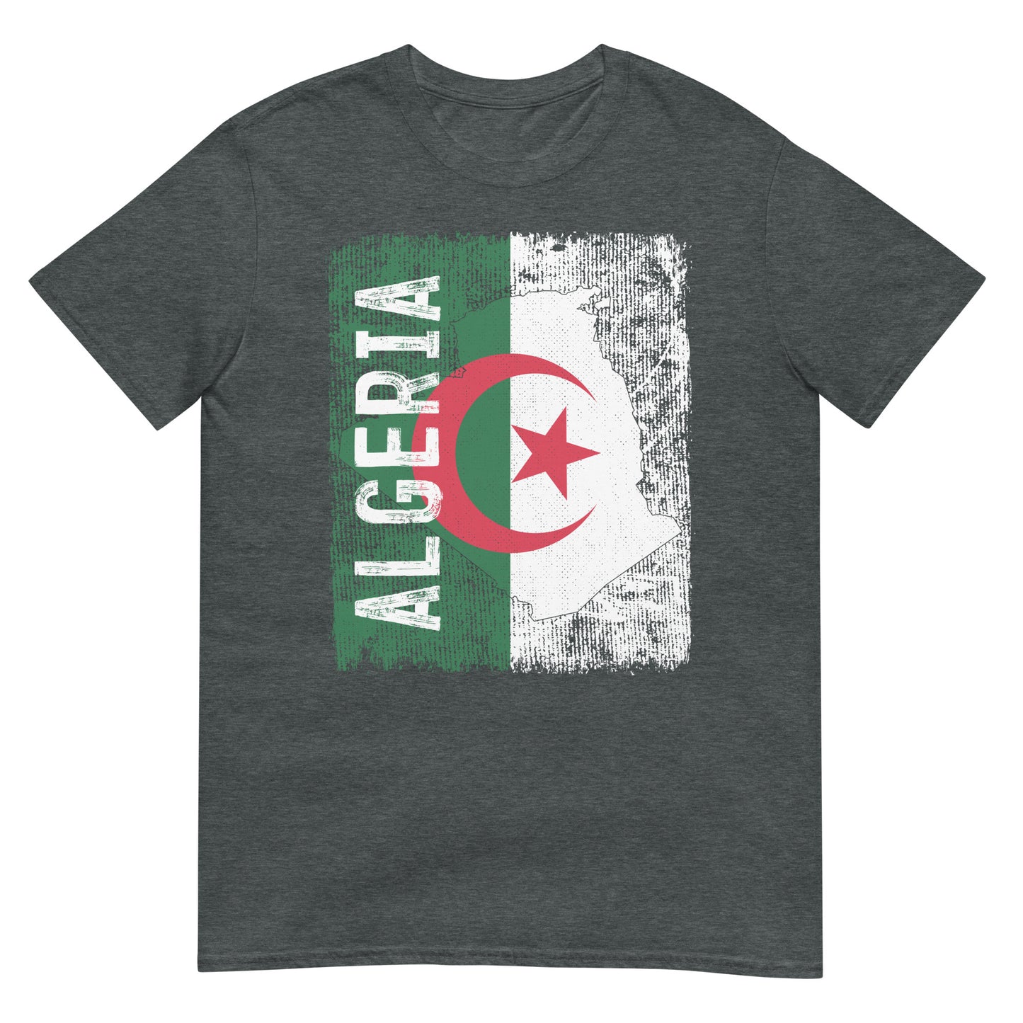 Algerien Flagge & Karte Unisex T-Shirt