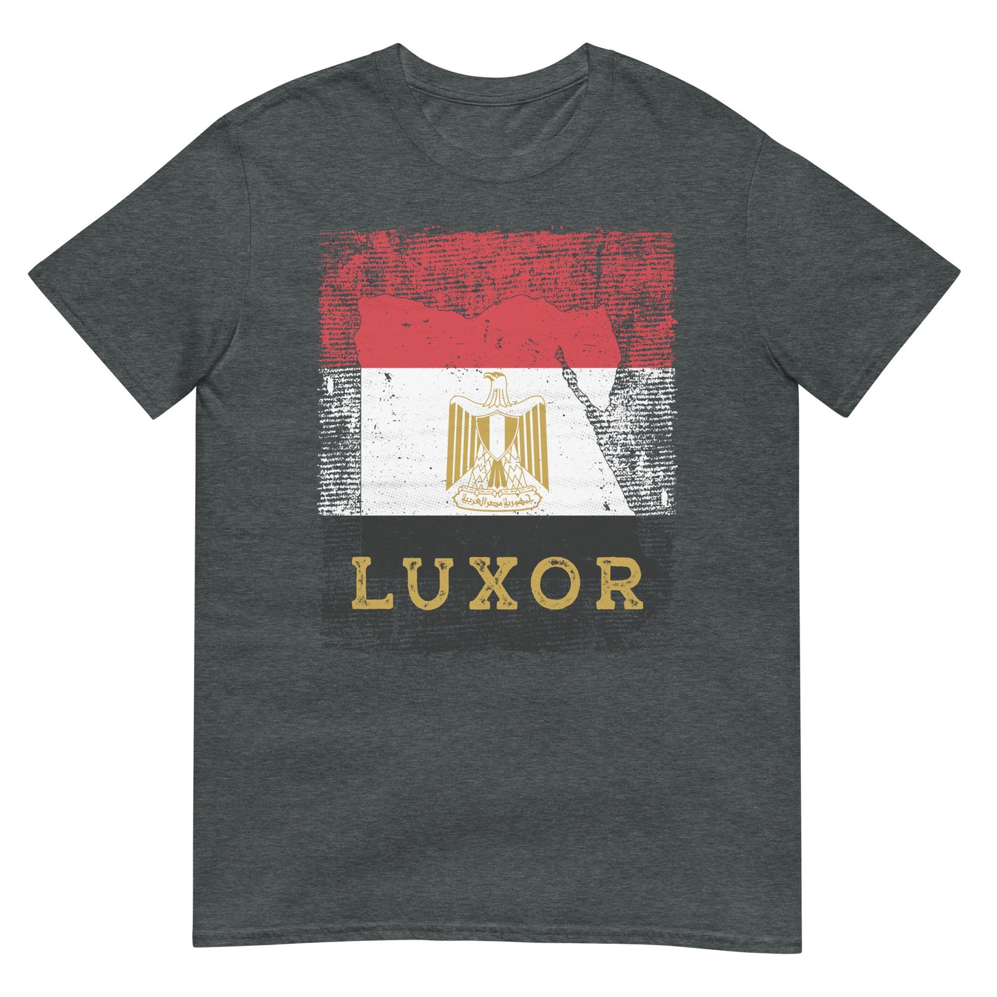 Ägypten Flagge, Karte & Stadt - Luxor Unisex T-Shirt