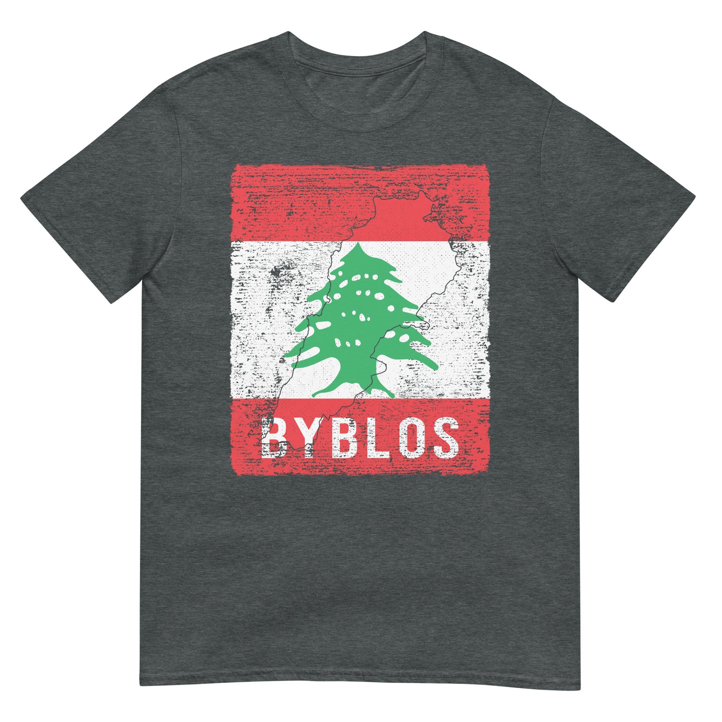 Lebanon Flag, Map & City - Byblos Unisex T-shirt