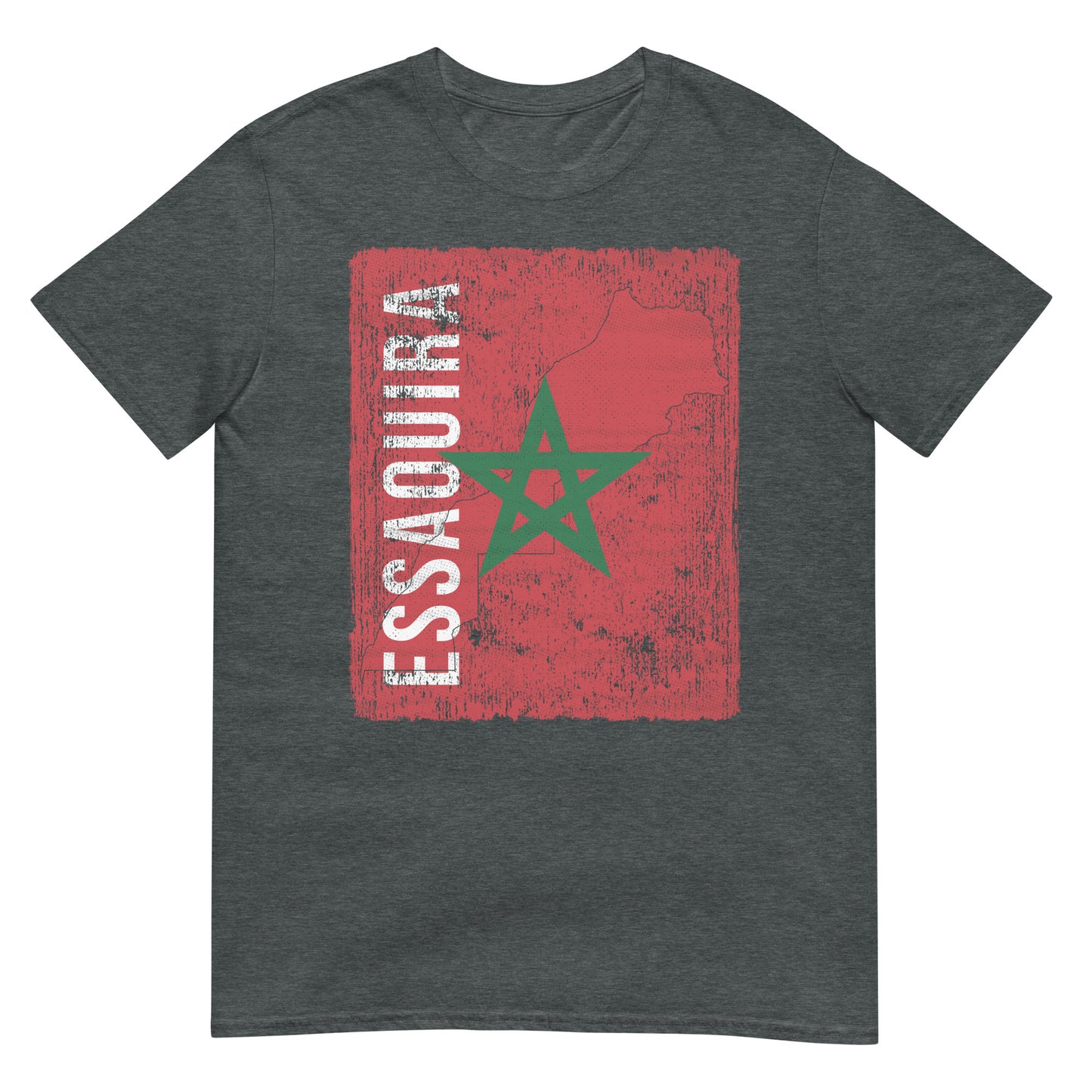 Morocco Flag, Map & City - Essaouira Unisex T-shirt