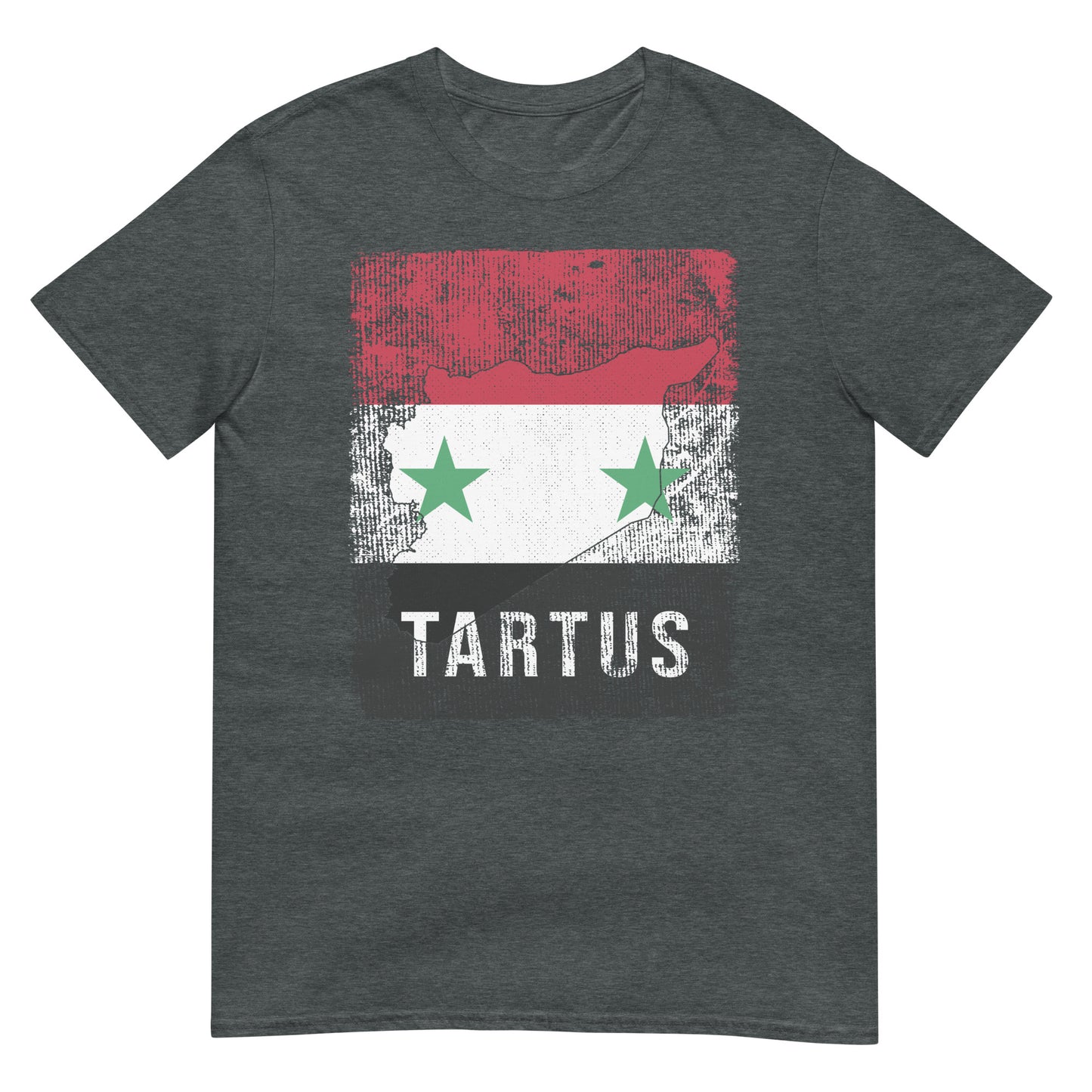 Syrien Flagge, Karte & Stadt - Tartus Unisex T-Shirt