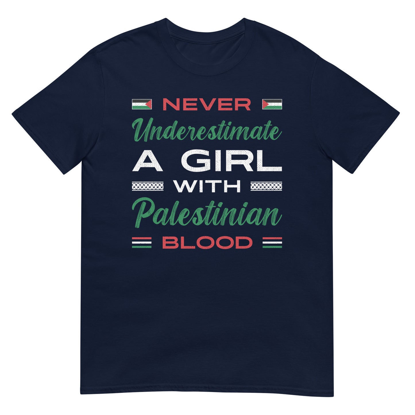 T-shirt unisexe de citation de fille de sang palestinienne