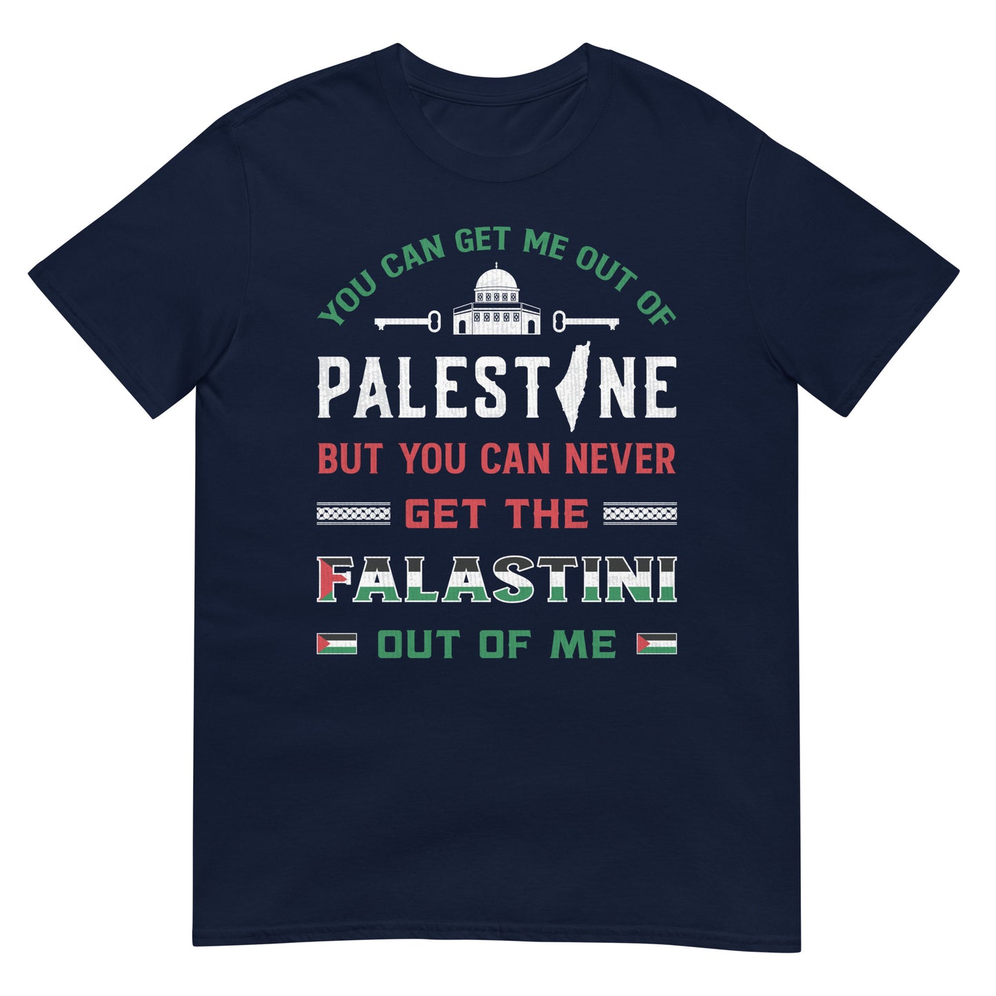 Palästinensisches Falastini Patriotisches Zitat Unisex T-Shirt