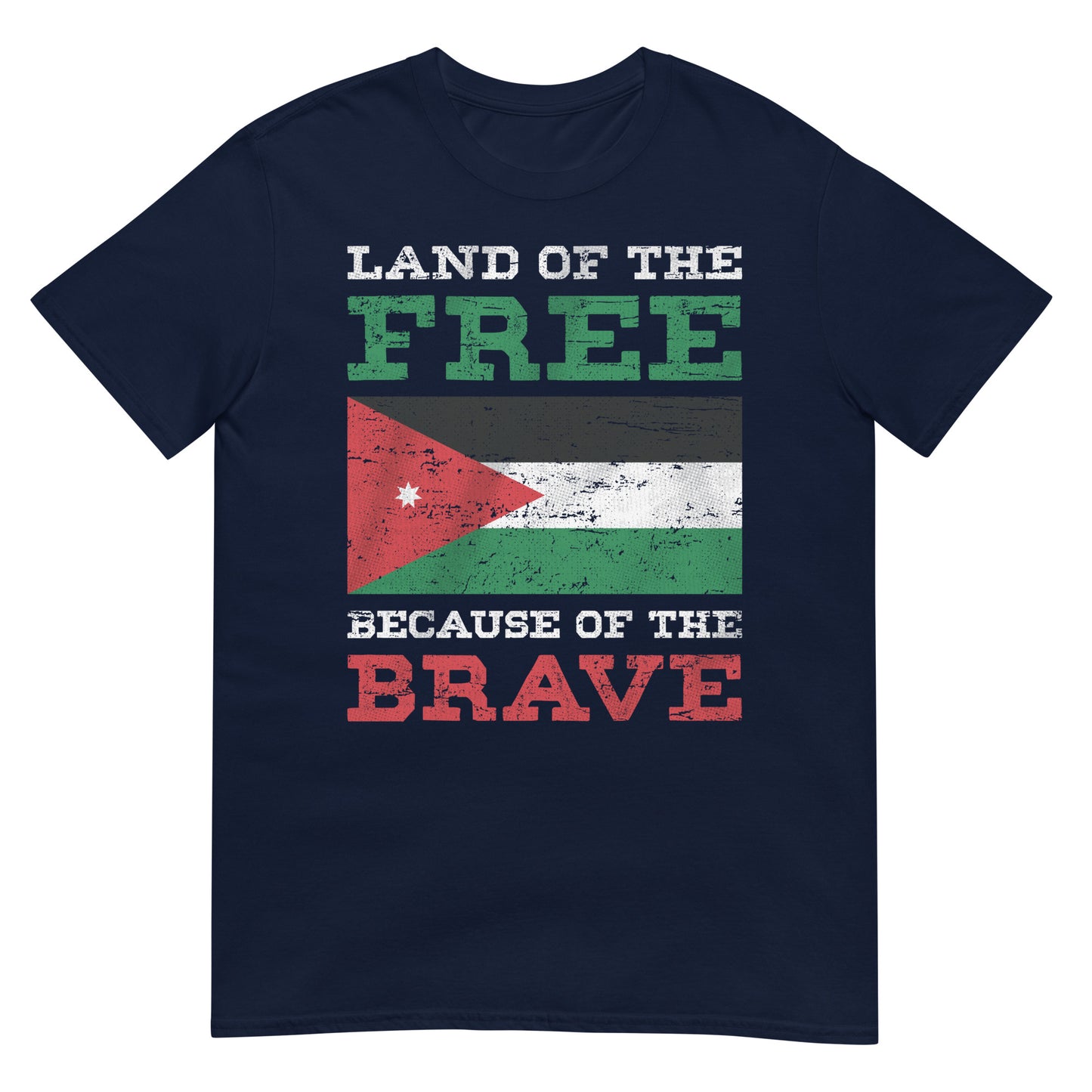 Terre de liberté à cause des courageux - Jordan T-shirt unisexe