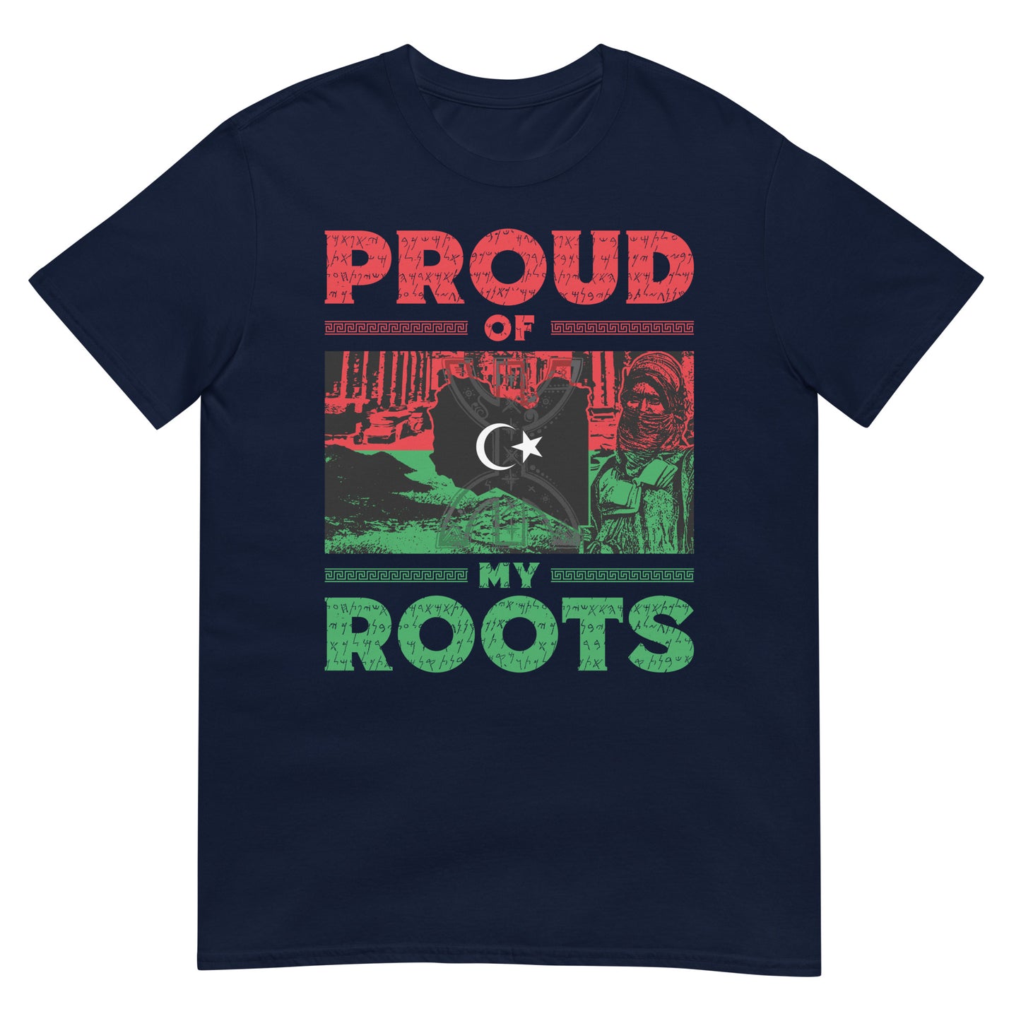 Stolz auf meine Wurzeln - Libyen Unisex T-Shirt