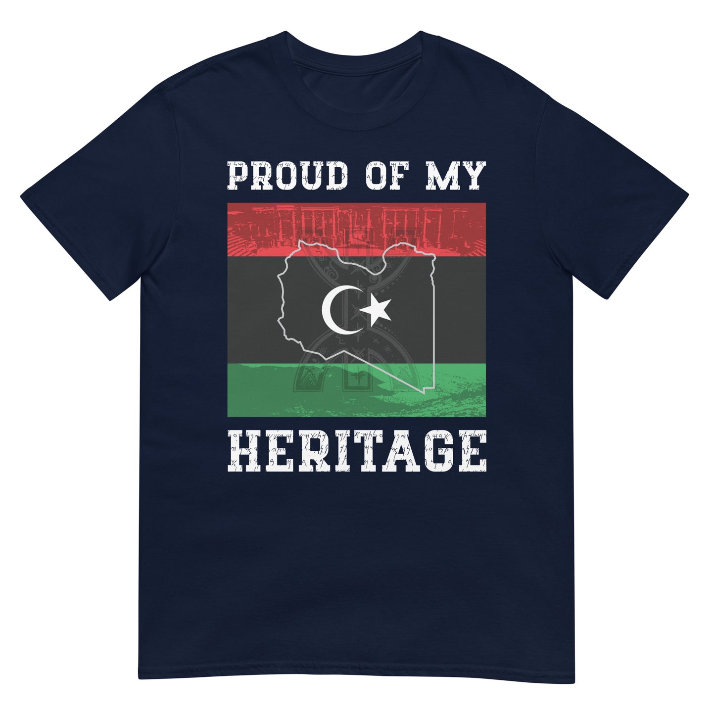 Stolz auf mein Erbe – Libyen Unisex T-Shirt