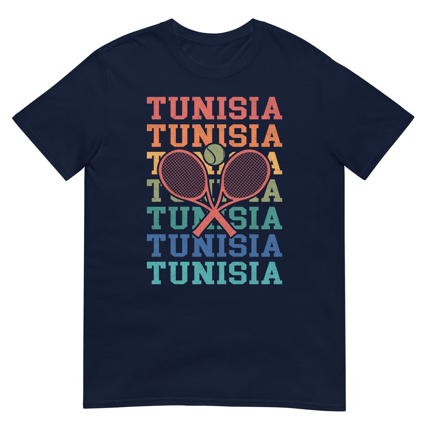 Tunisia Tennis - Retro Vintage Unisex T-shirt