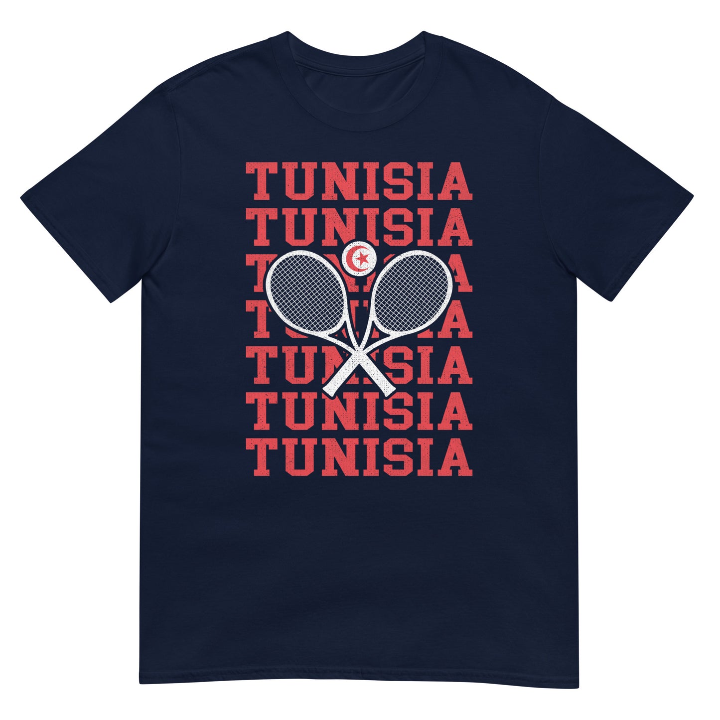 Tunisia Tennis - Flag Color Unisex T-shirt