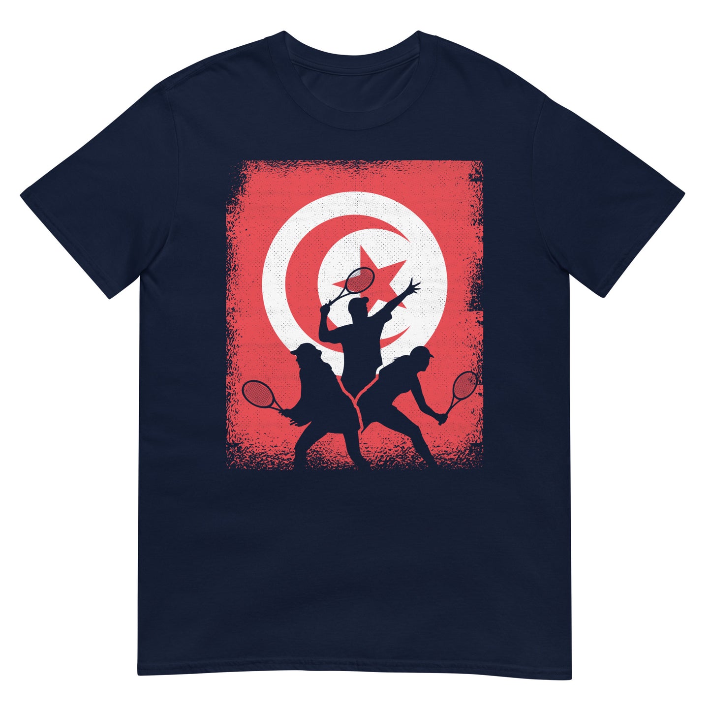 Tunisia Flag & Tennis Unisex T-shirt