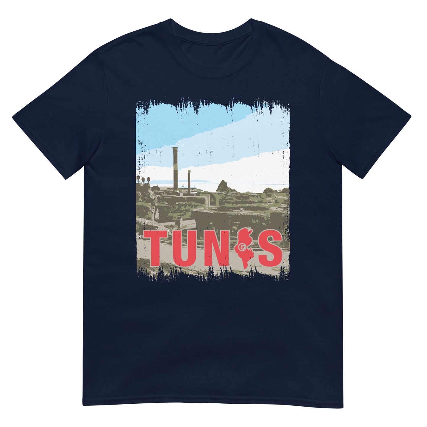 Tunesische Stadt - Tunis Karthago Unisex T-Shirt