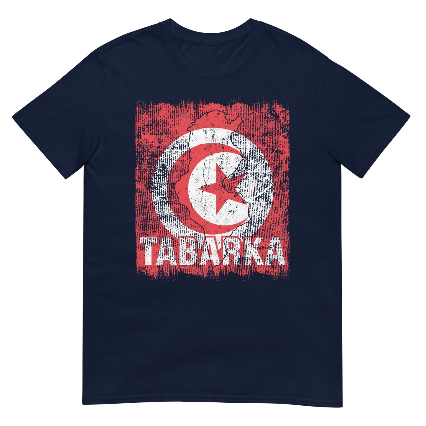 Drapeau et ville de Tunisie - Tabarka T-shirt unisexe