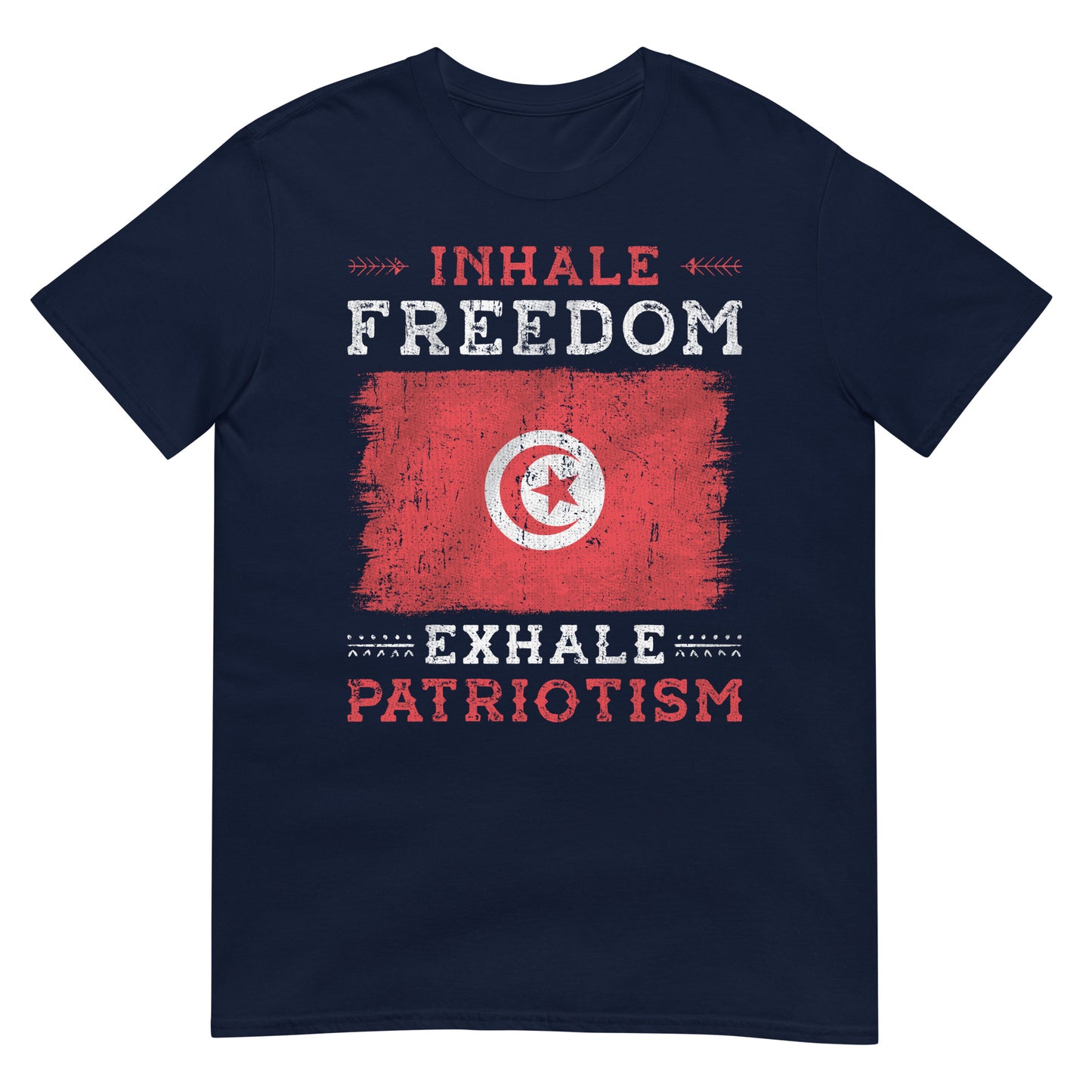 Inhale Freedom Exhale Patriotism - Tunesien Unisex T-Shirt