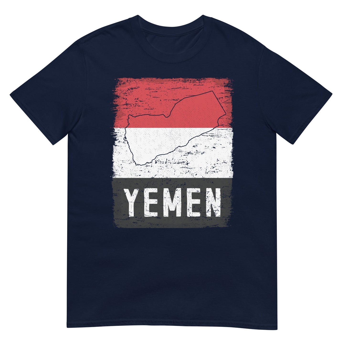 Drapeau et carte du Yémen T-shirt unisexe