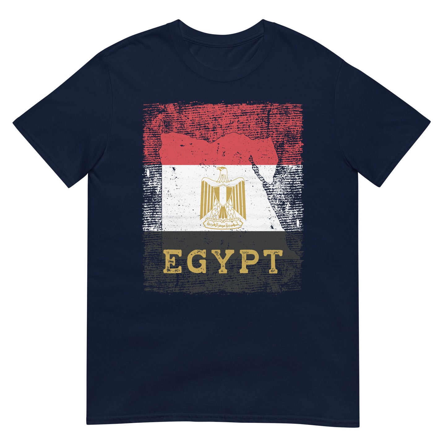 Ägypten Flagge & Karte - Unisex T-Shirt