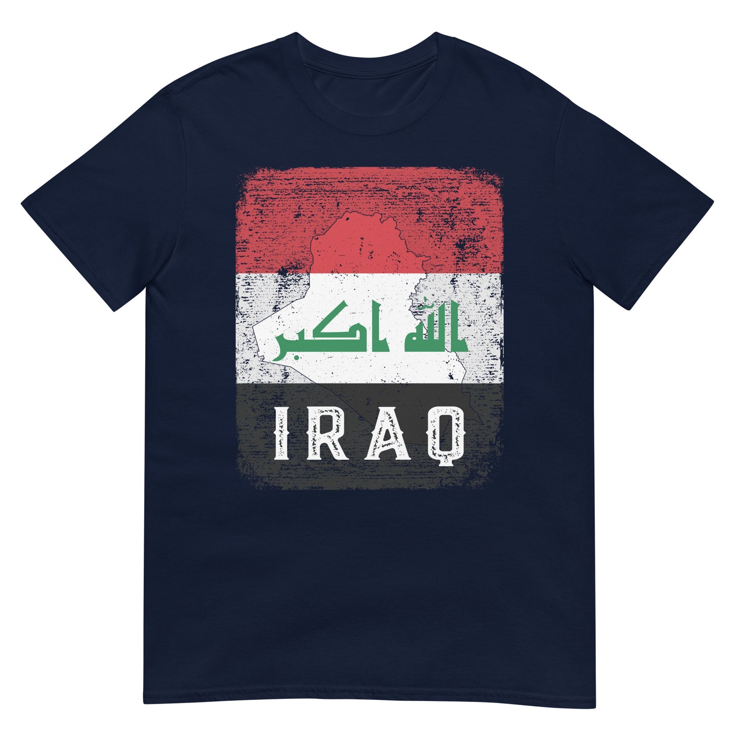 Irak Flagge & Karte Unisex T-Shirt