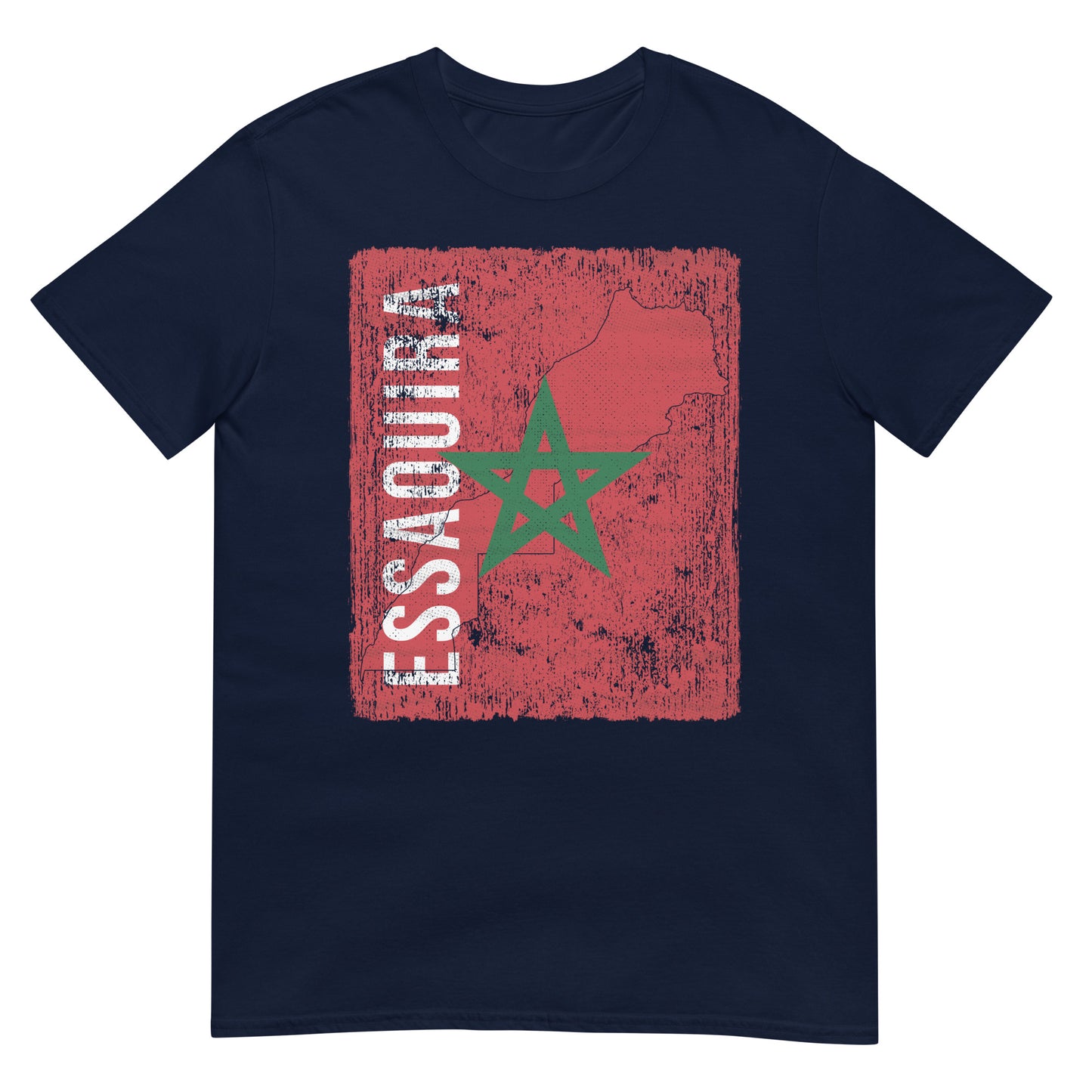 Morocco Flag, Map & City - Essaouira Unisex T-shirt