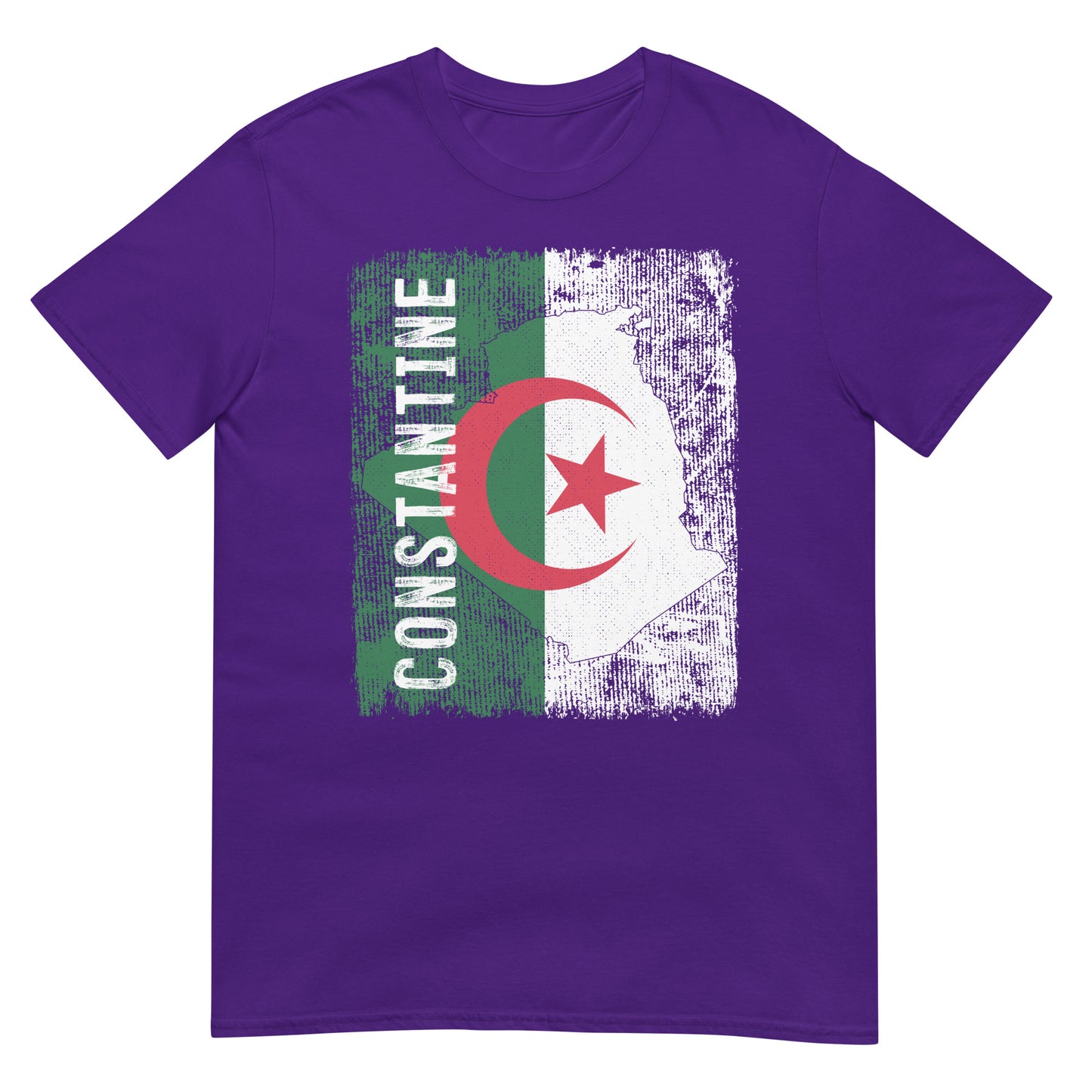 Algerien Flagge, Karte & Stadt - Constantine Unisex T-Shirt