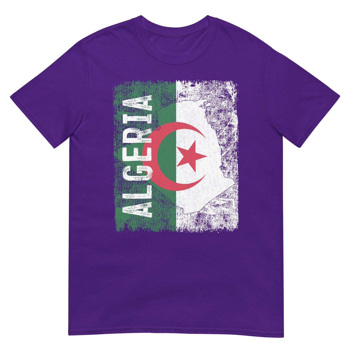 Algerien Flagge & Karte Unisex T-Shirt