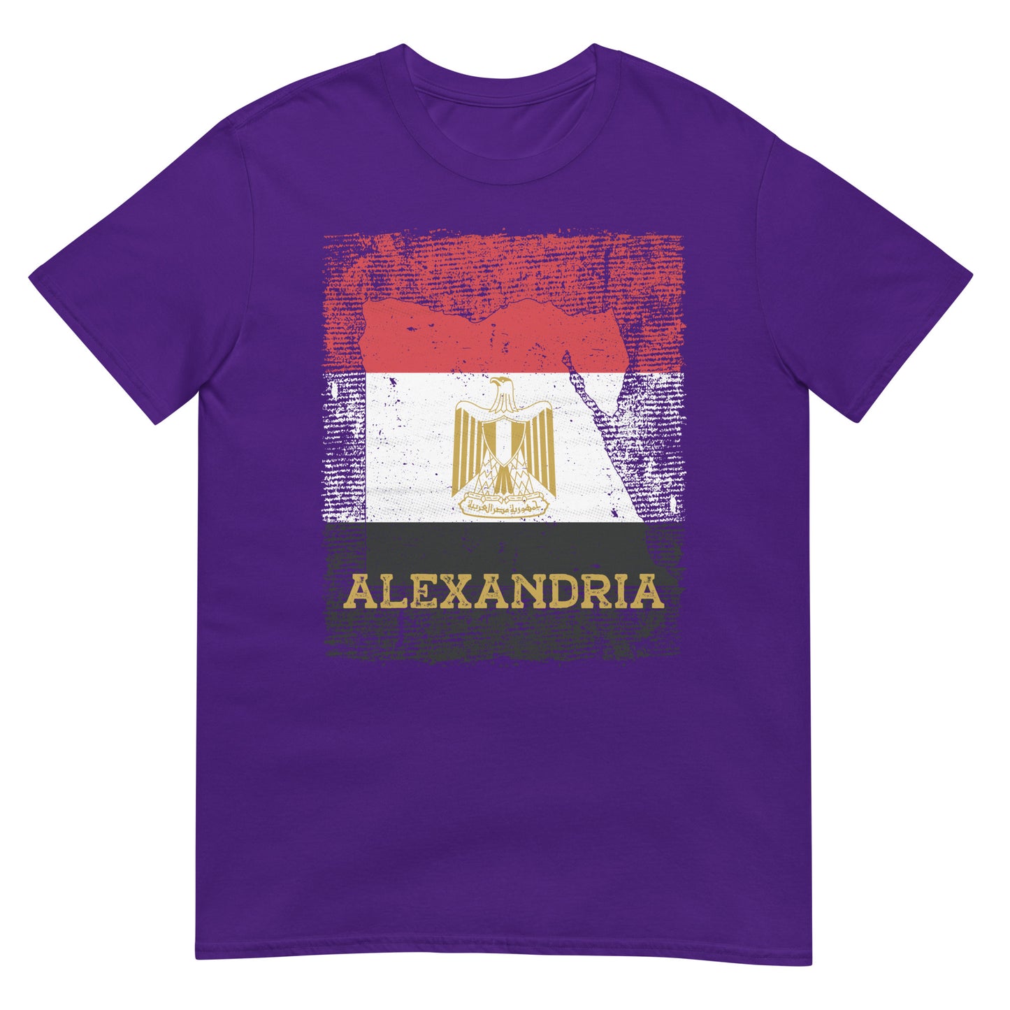 Ägypten Flagge, Karte & Stadt - Alexandria Unisex T-Shirt