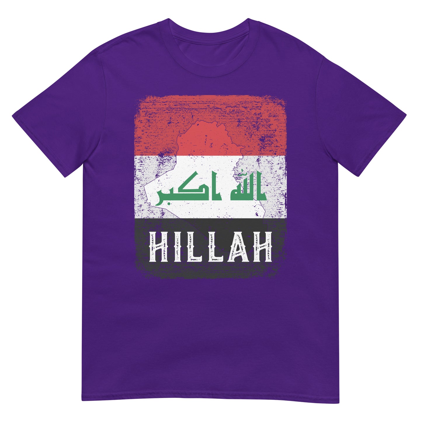 Irak Flagge, Karte & Stadt - Hillah Unisex T-Shirt