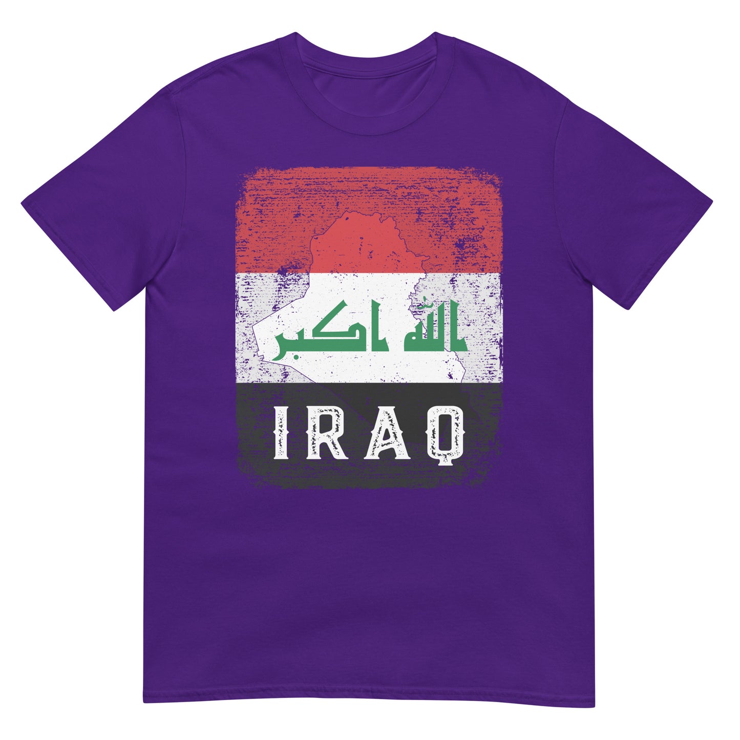 Irak Flagge & Karte Unisex T-Shirt