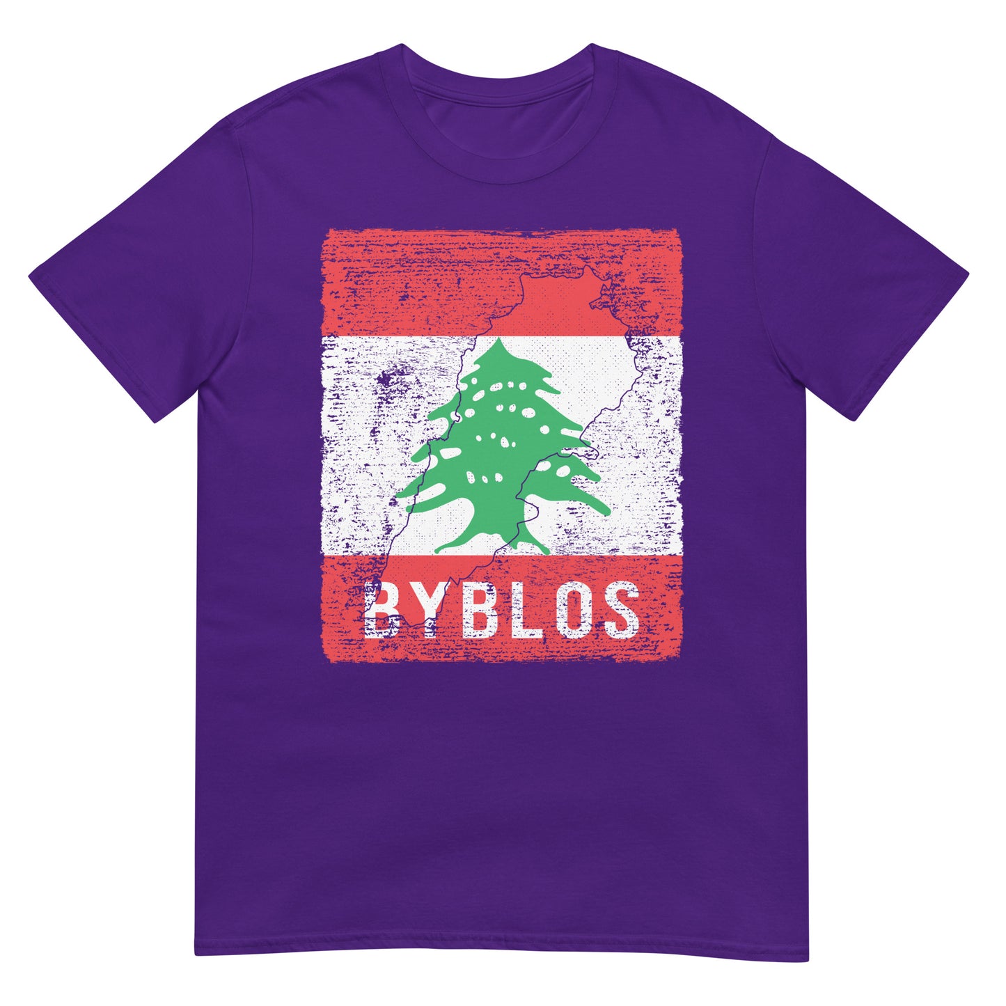 Lebanon Flag, Map & City - Byblos Unisex T-shirt