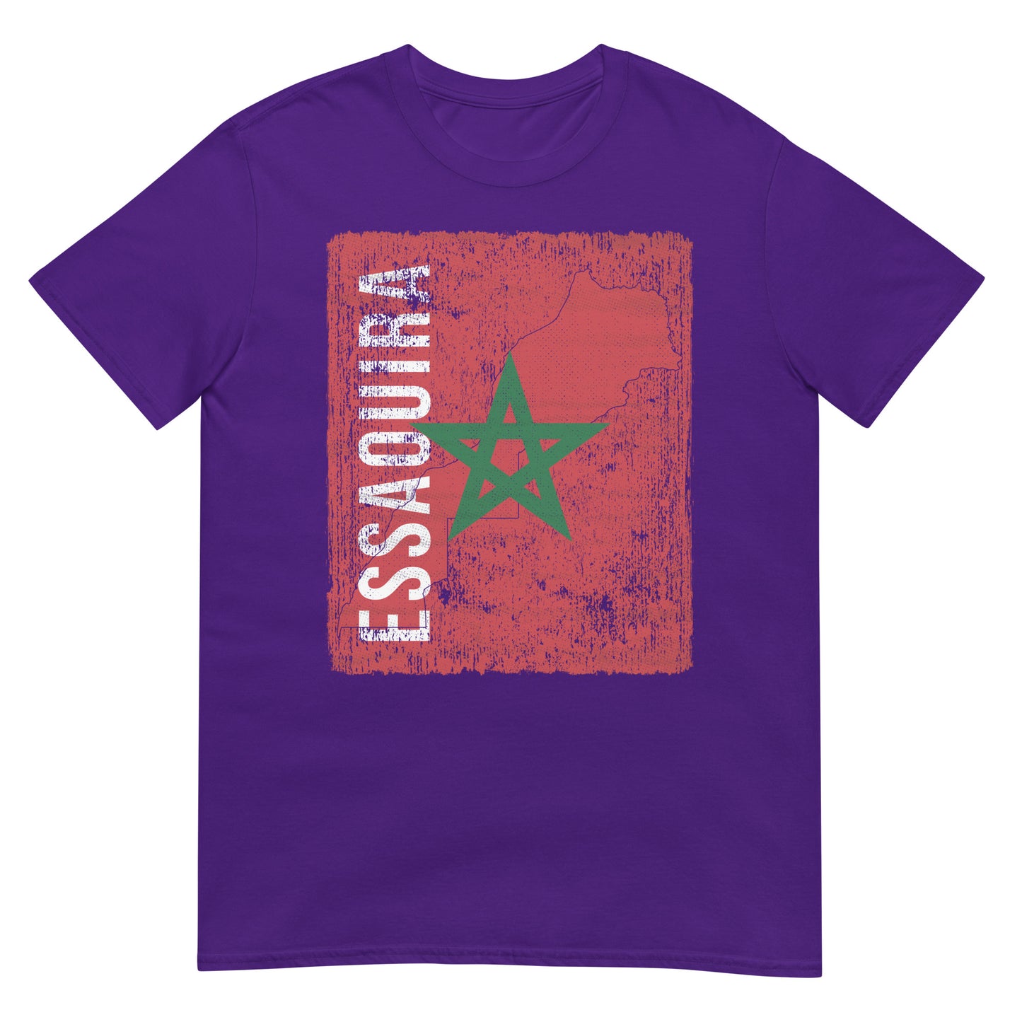 Morocco Flag, Map & City - Essaouira Unisex T-shirt