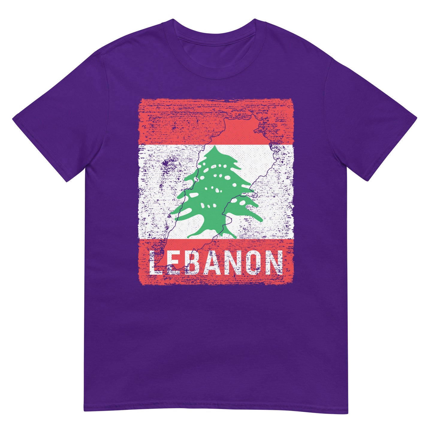 Libanon Flagge & Karte Unisex T-Shirt