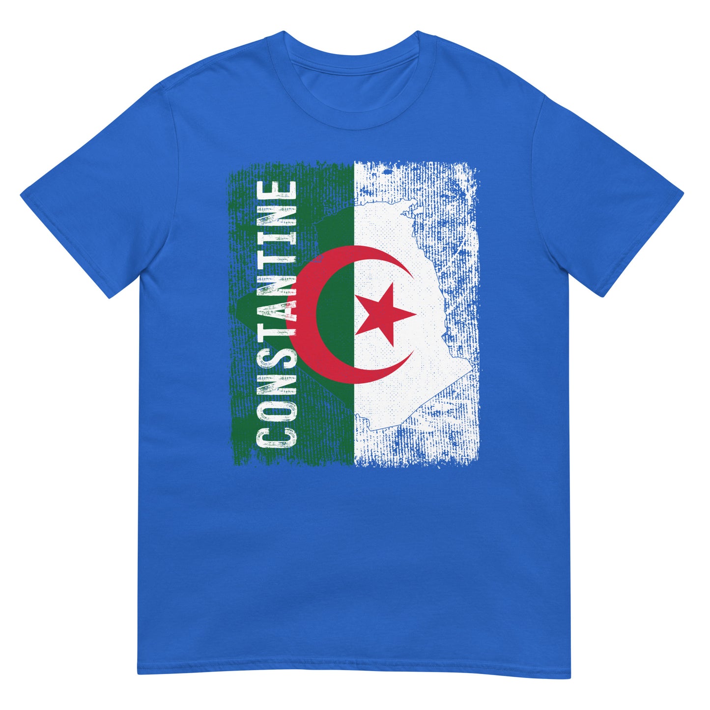 Algeria Flag, Map & City - Constantine Unisex T-shirt