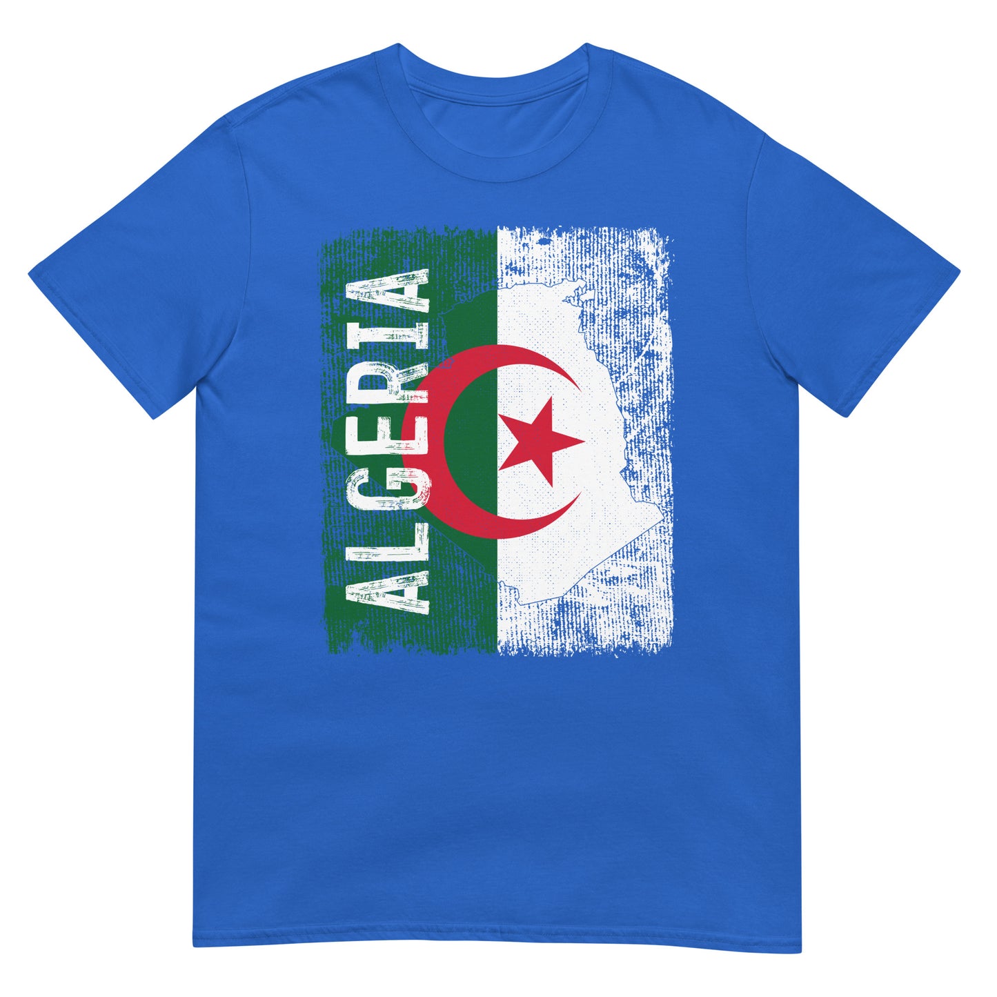 Algeria Flag & Map Unisex T-shirt