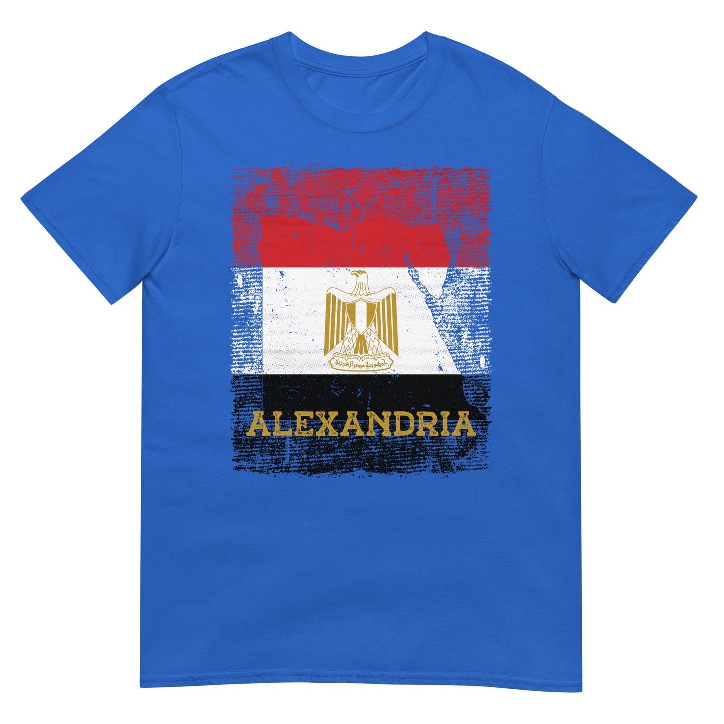 Ägypten Flagge, Karte & Stadt - Alexandria Unisex T-Shirt