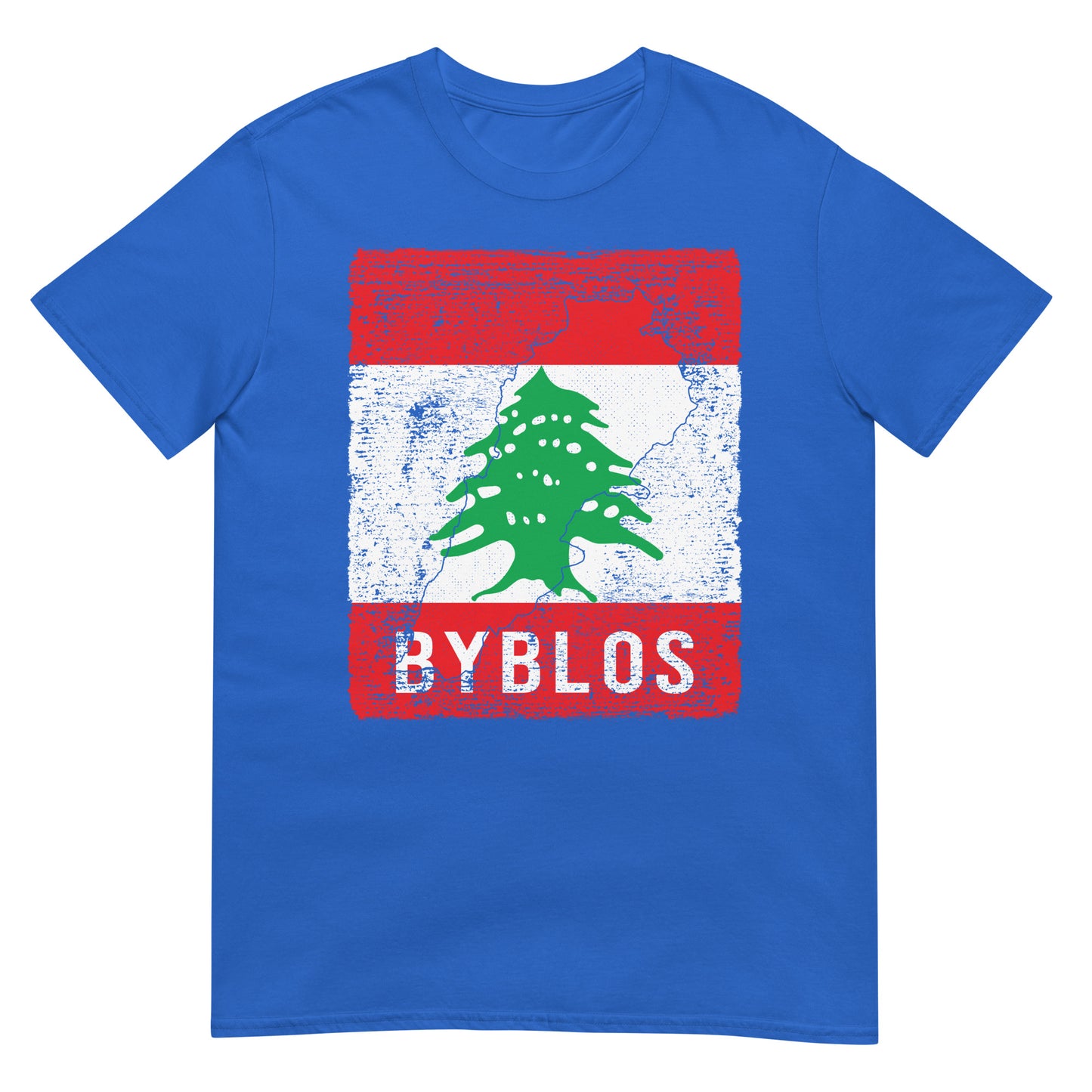 Lebanon Flag, Map & City - Byblos Unisex T-shirt