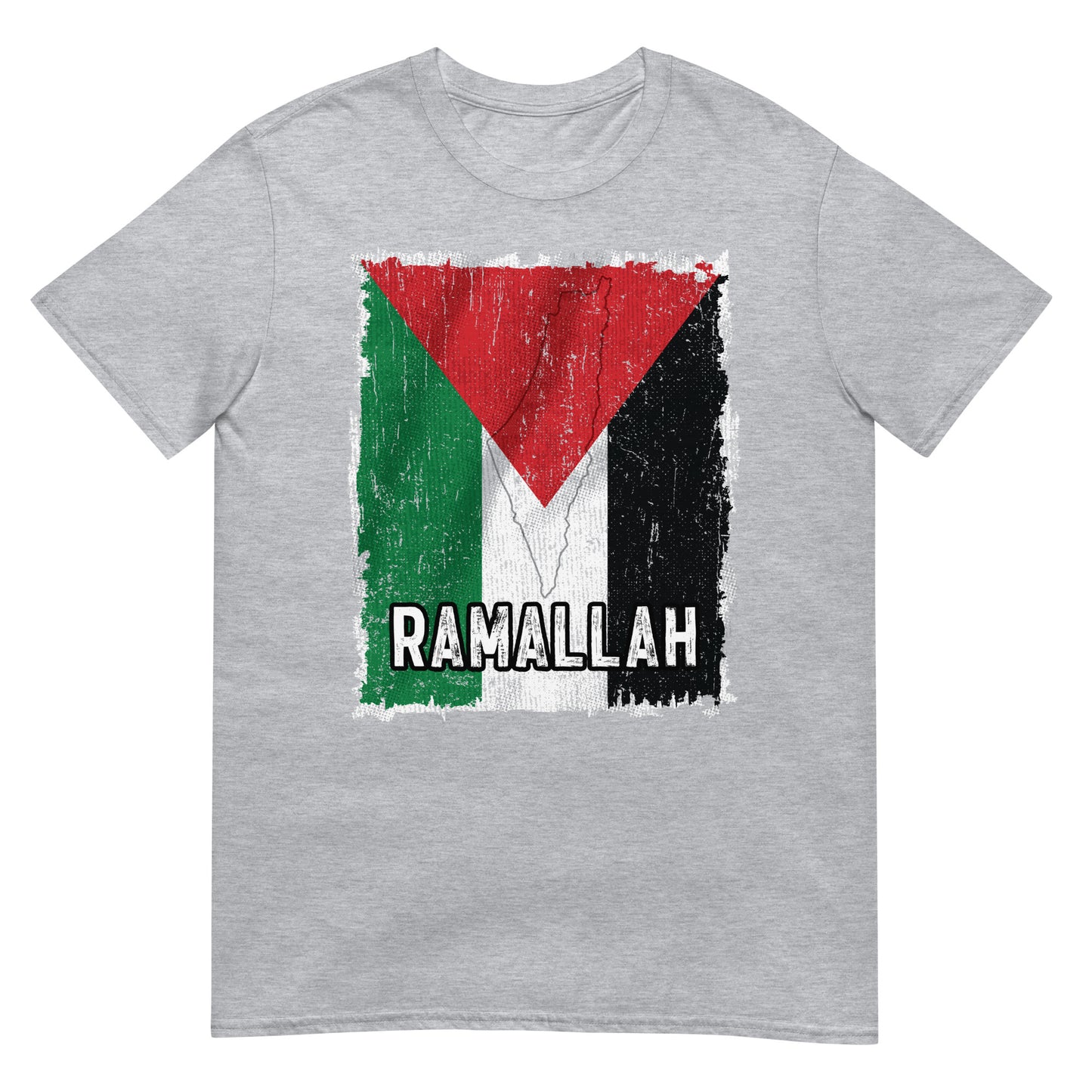 Palästina Flagge &amp; Stadt - Ramallah Unisex T-Shirt