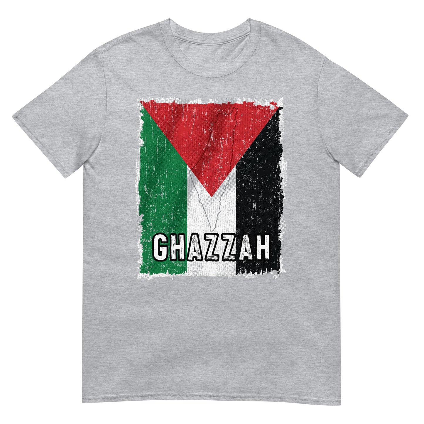 Palestine Flag & City - Ghazzah Unisex T-shirt