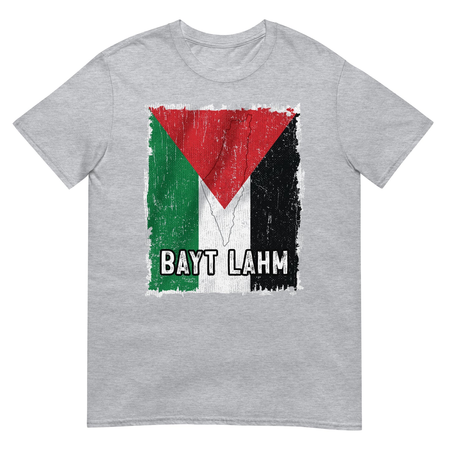 Drapeau et ville de Palestine - Bayt Lahm T-shirt unisexe