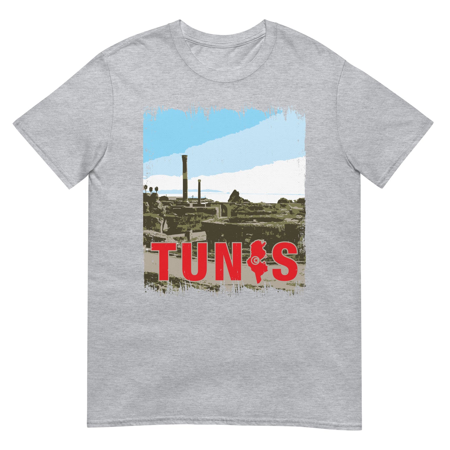 Tunesische Stadt - Tunis Karthago Unisex T-Shirt