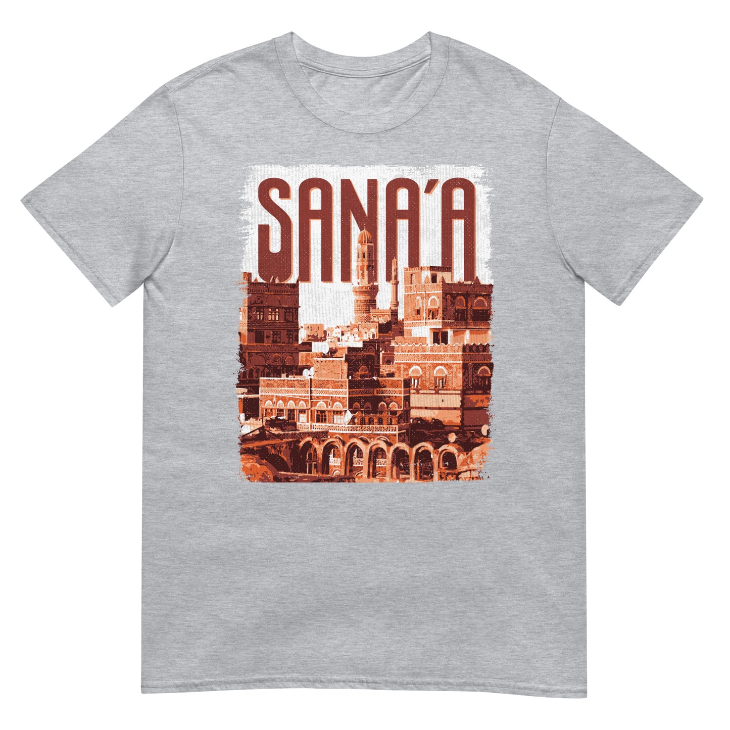 Ville du Yémen - Vieille ville de Sanaa T-shirt unisexe