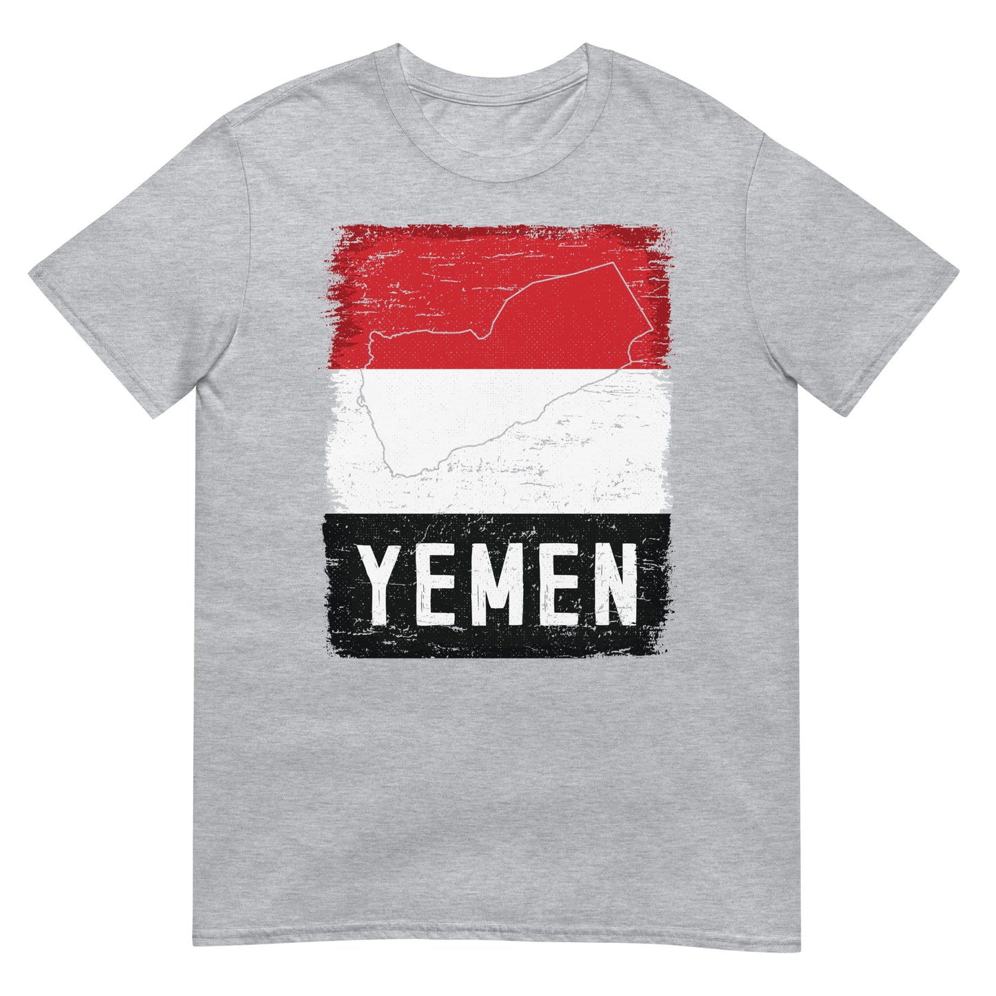 Drapeau et carte du Yémen T-shirt unisexe