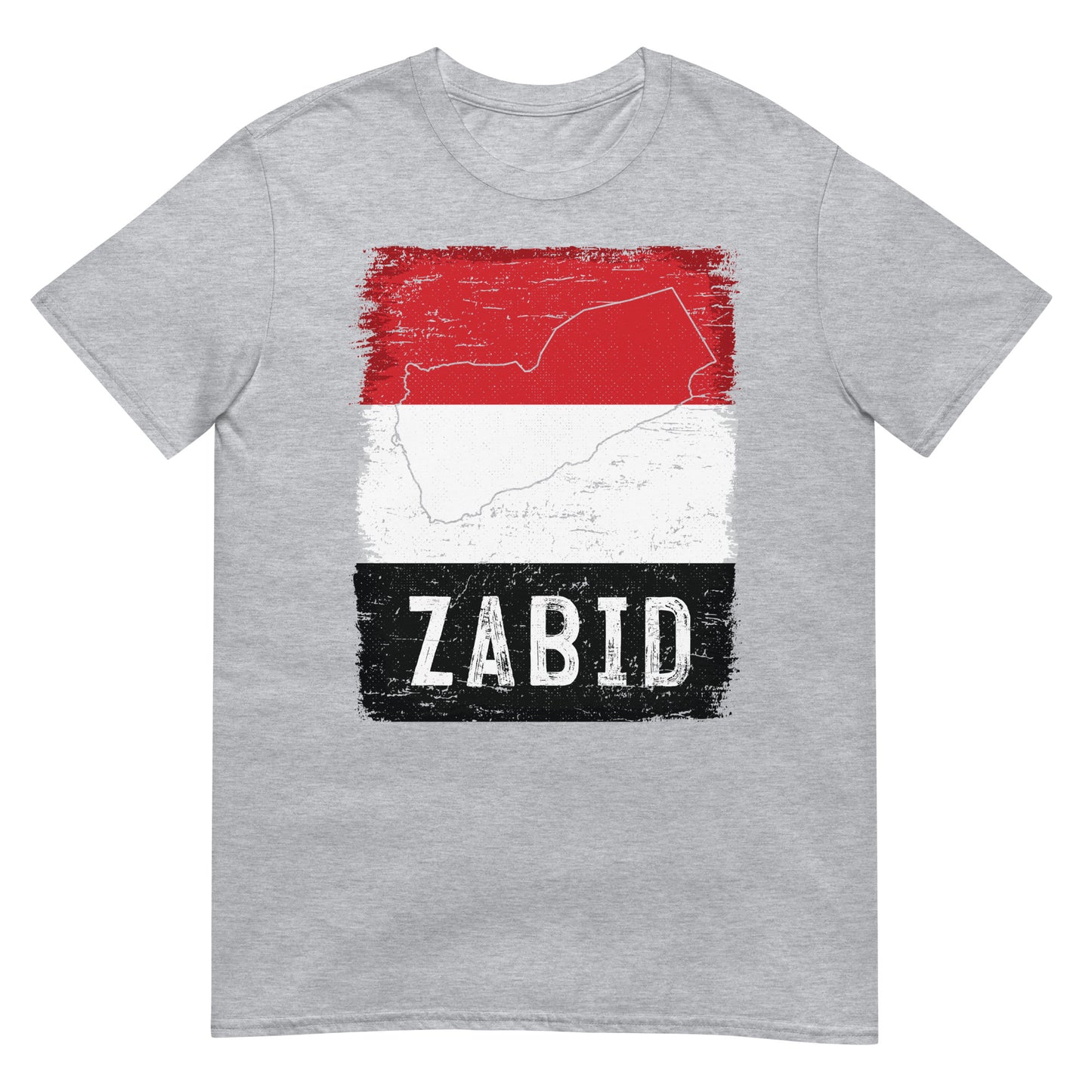 Drapeau et ville du Yémen - Zabid T-shirt unisexe